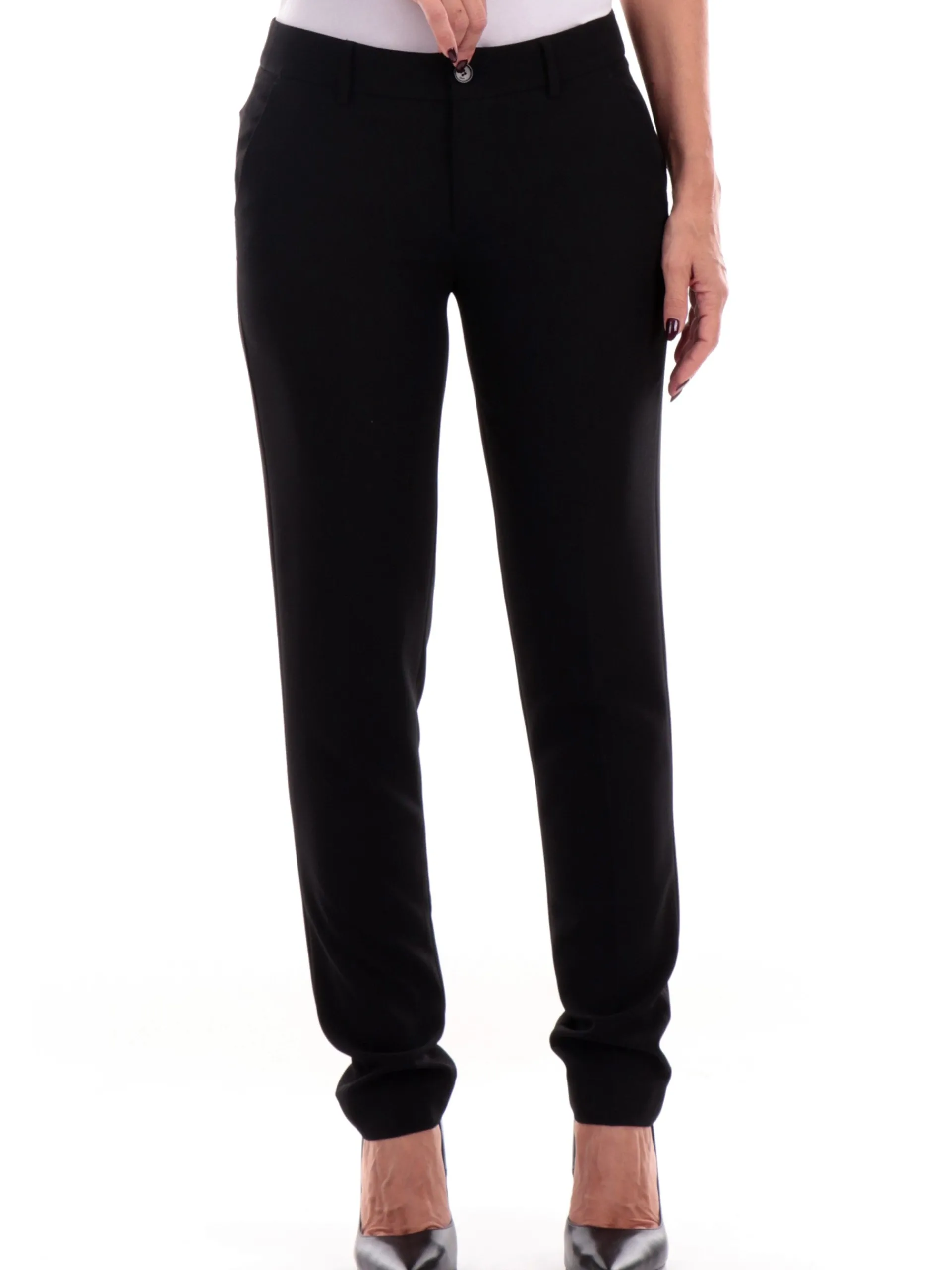 LIU JO MILANO Pantaloni*Pantaloni Liu Jo neri da donna chino eleganti Luxury chino WXX043T7896