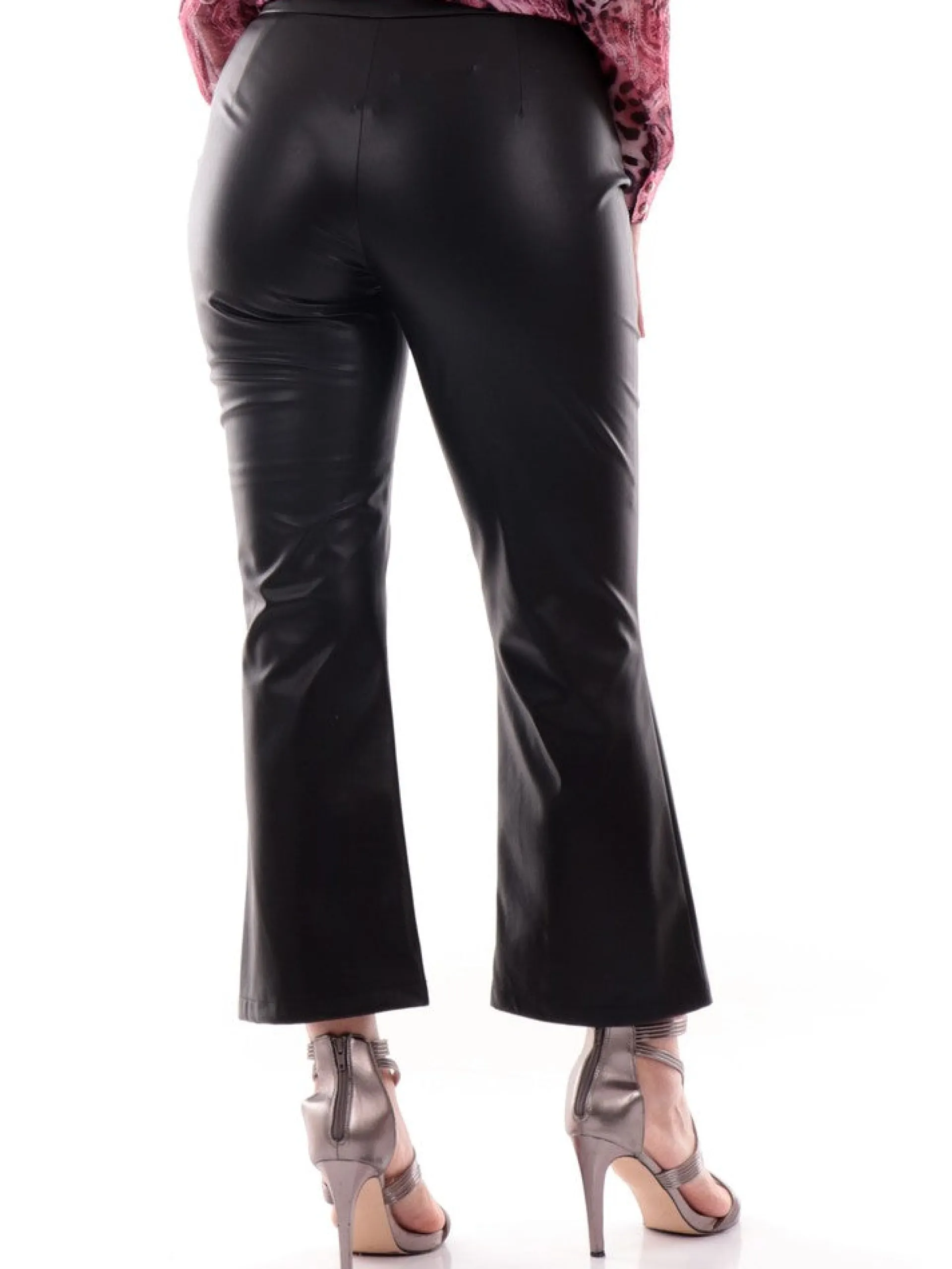 LIU JO MILANO Pantaloni*Pantaloni Liu Jo neri da donna Lungo Spalmato WF3045E039