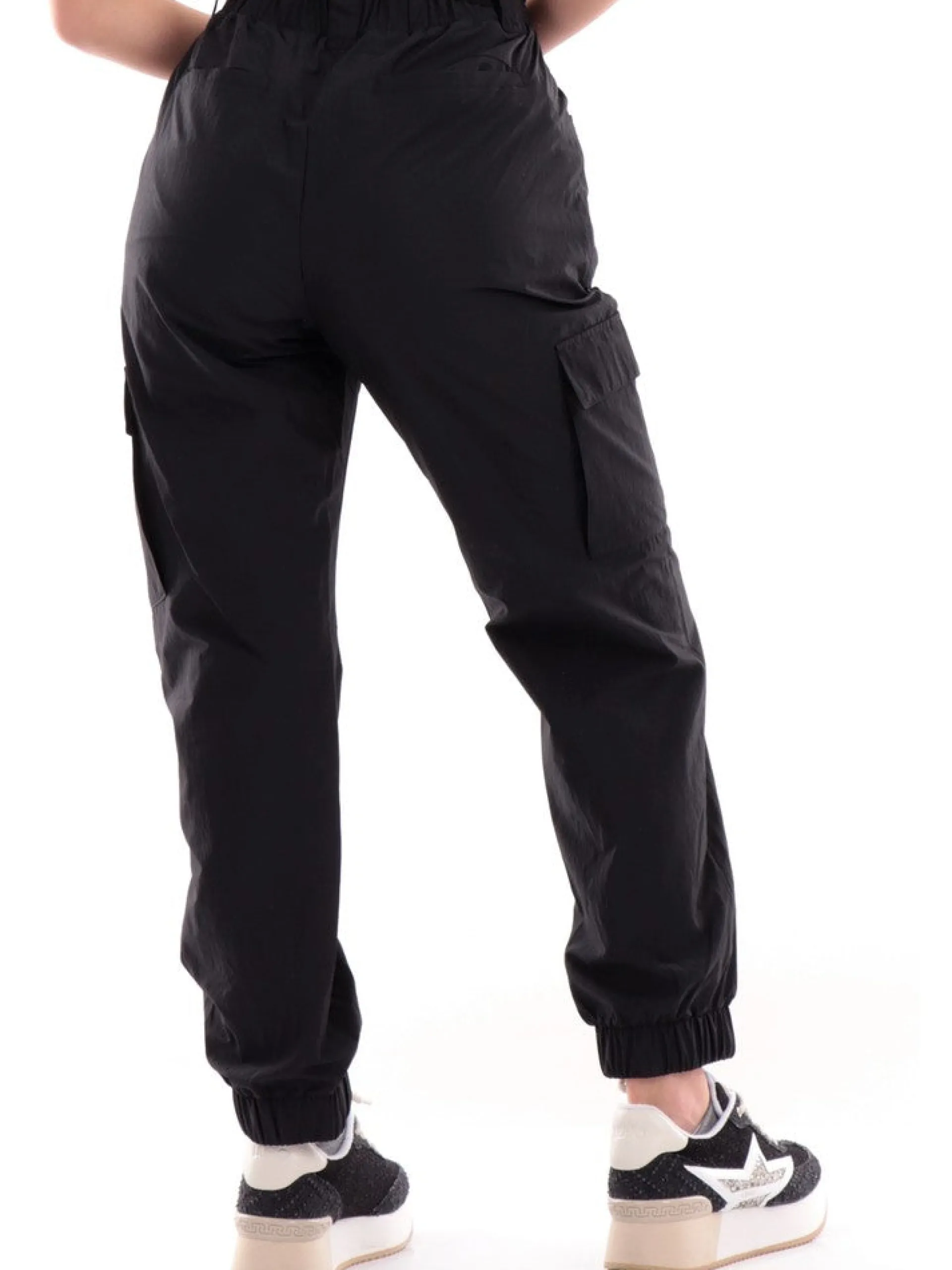 LIU JO SPORT Pantaloni*Pantaloni Liu Jo Neri da Donna con cintura logata TA4198T3767