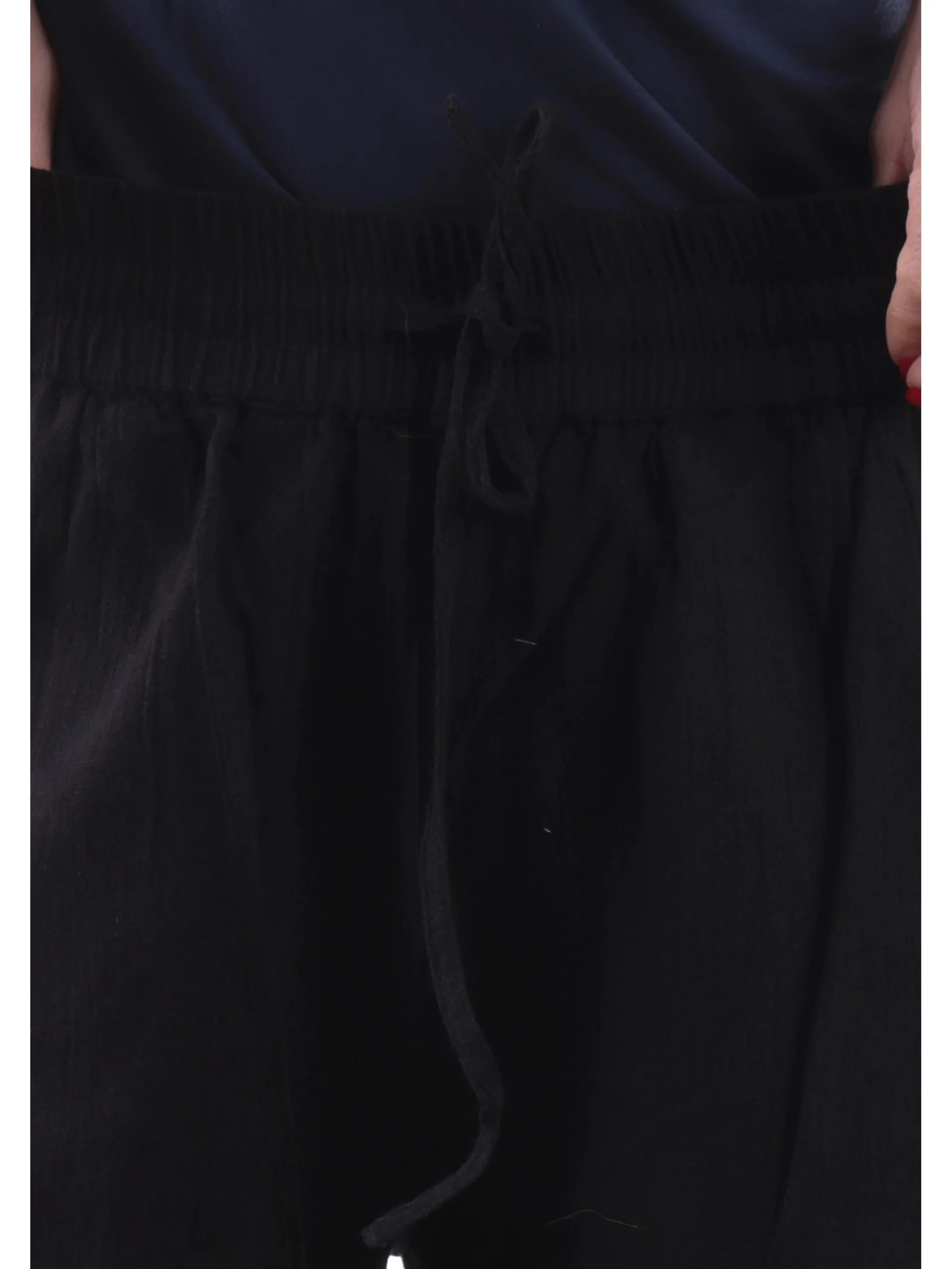 ONLY Pantaloni*Pantaloni Loose neri da donna vestibilità morbida 15319090
