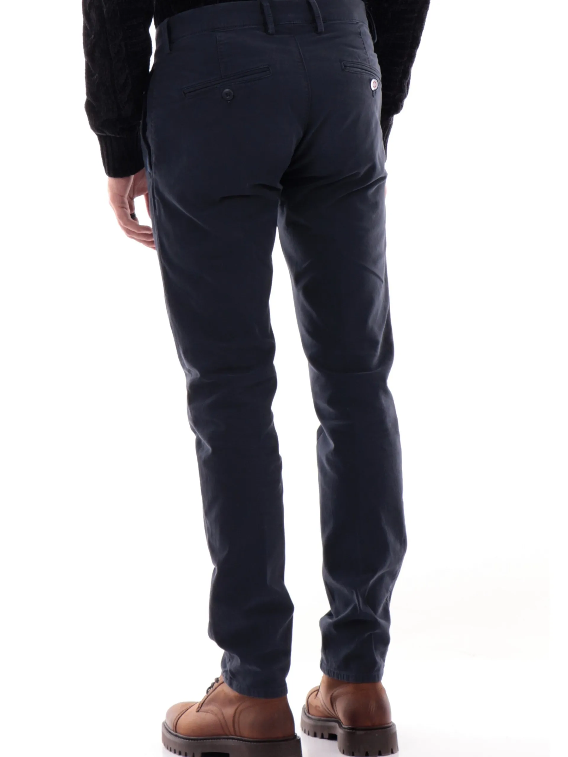 MODFITTERS Pantaloni*Pantaloni Carnaby blu da uomo rigato CARNABYOLDB