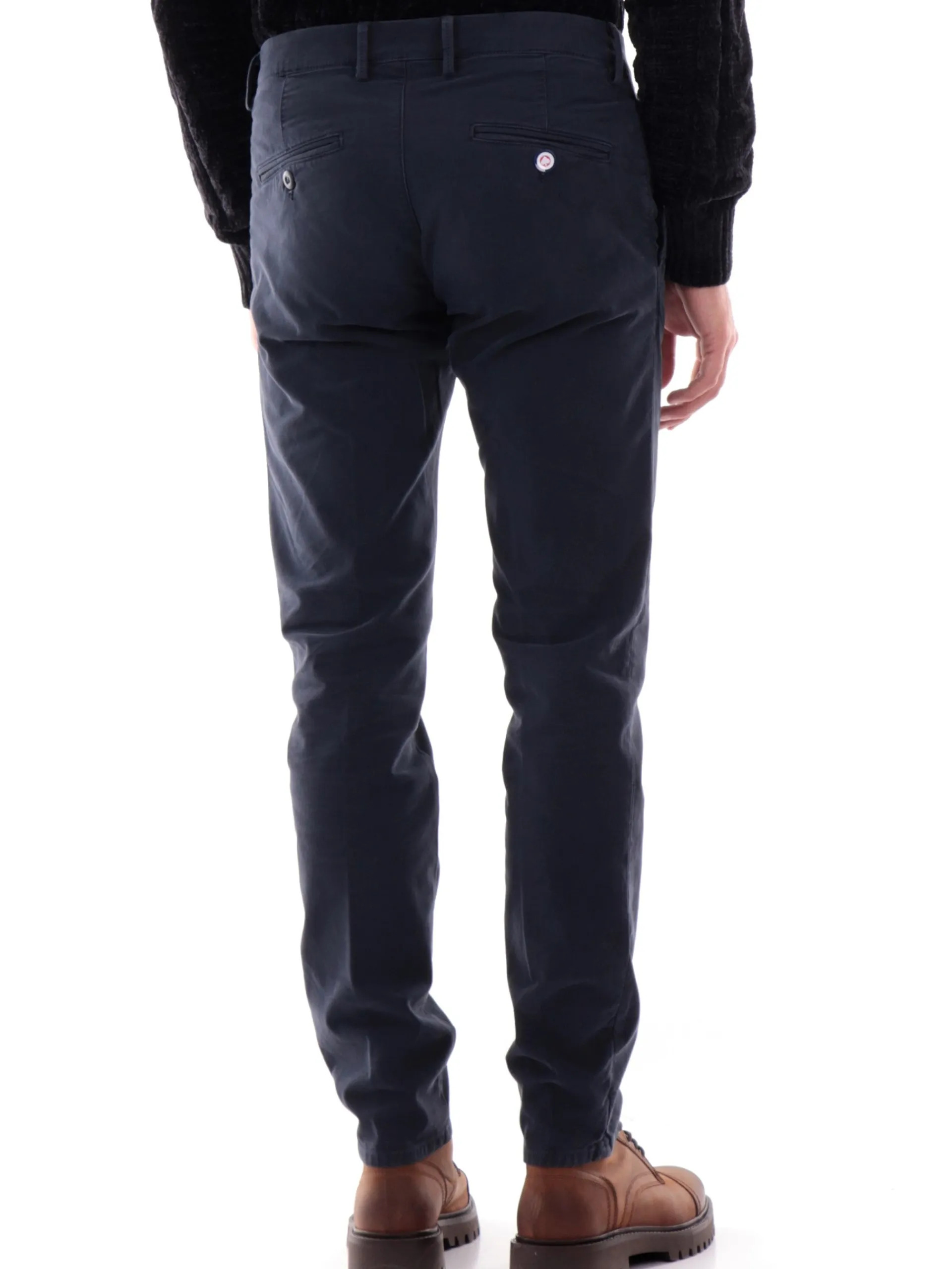 MODFITTERS Pantaloni*Pantaloni Carnaby blu da uomo rigato CARNABYOLDB