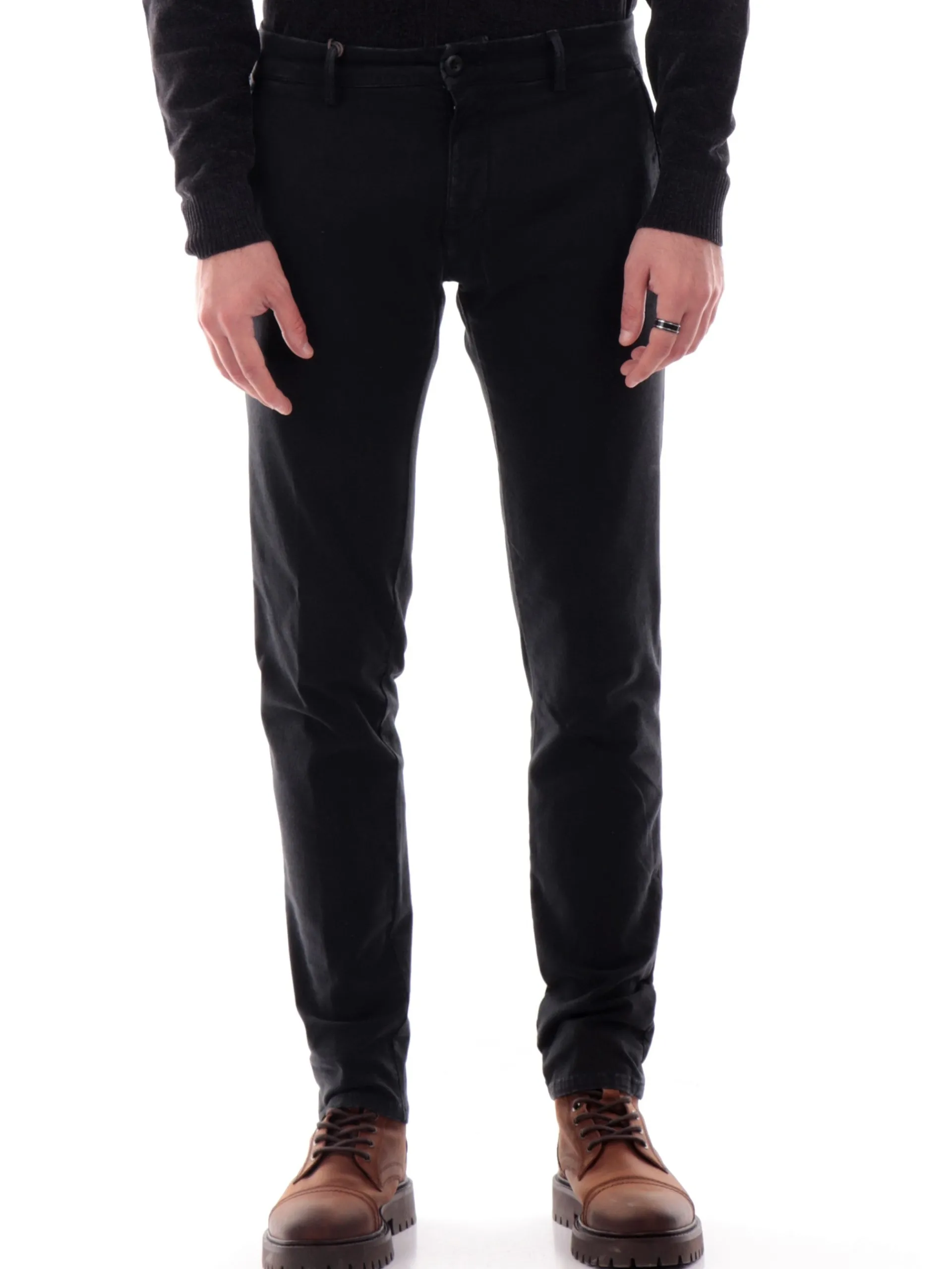 MODFITTERS Pantaloni*Pantaloni neri da uomo Soho SOHOGAB