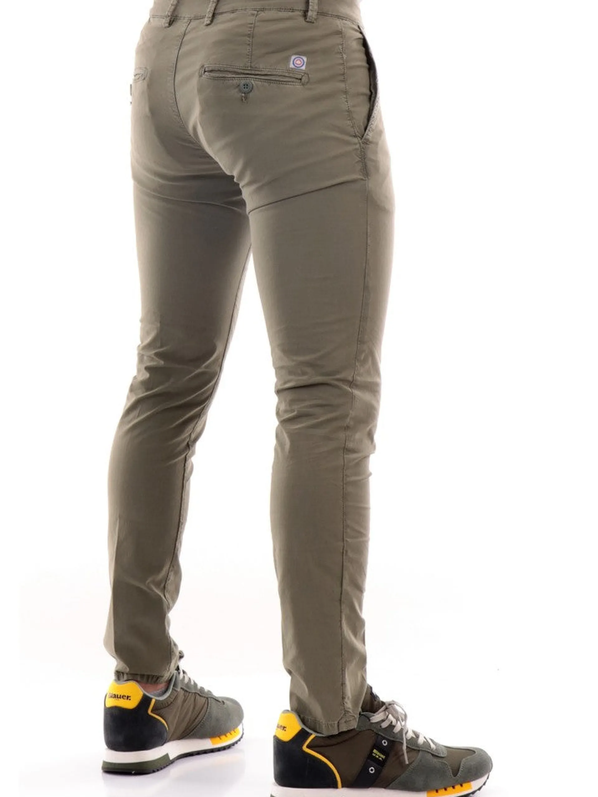 MODFITTERS Pantaloni*Pantaloni verdi militare da uomo Pant Soho Popeline