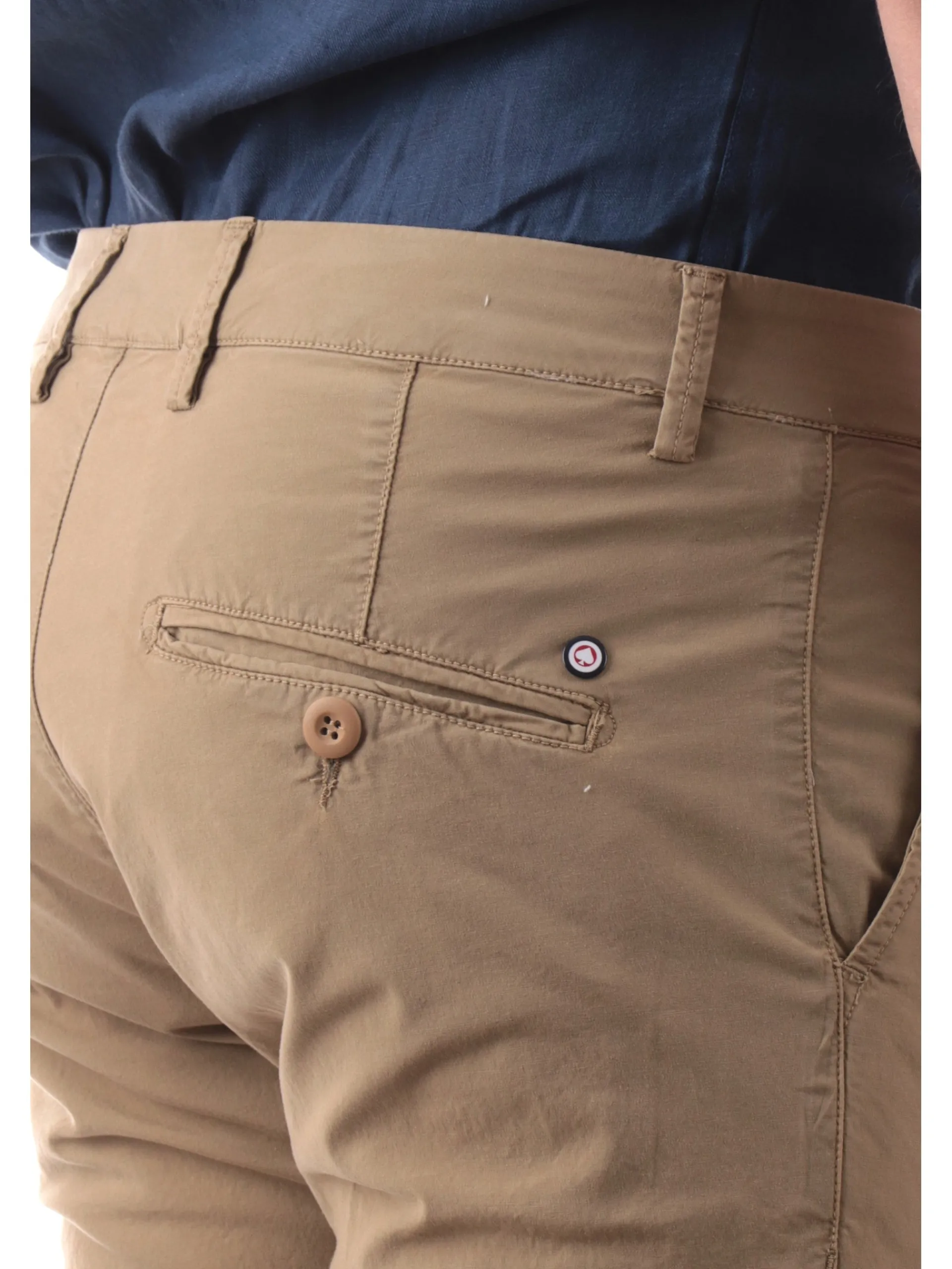 MODFITTERS Pantaloni*Pantaloni verde khaki da uomo Soho Popeline SOHOPOP