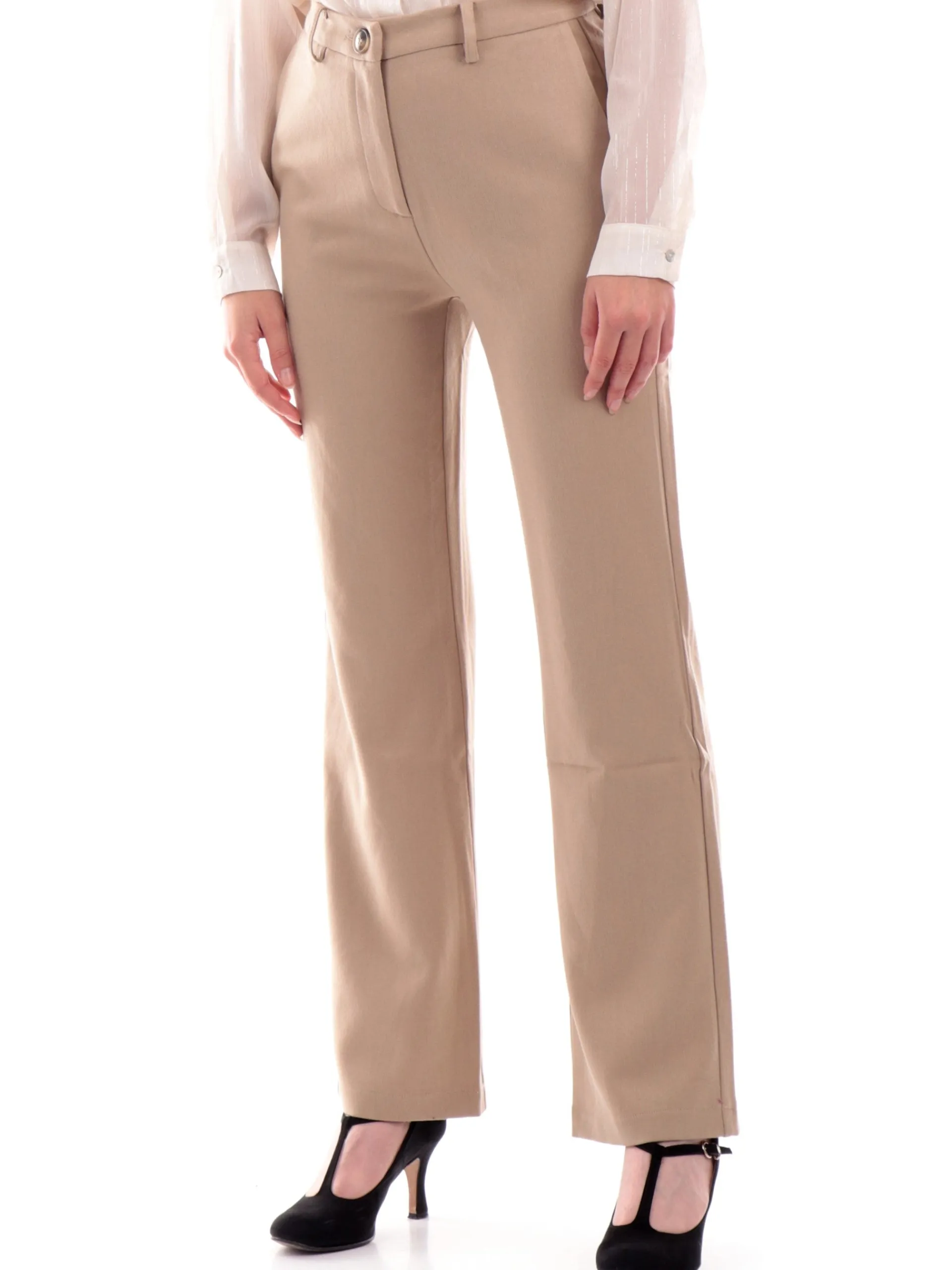 MOLLYBRACKEN Pantaloni*Pantaloni Molly Bracken beige da donna Woven P1761CN
