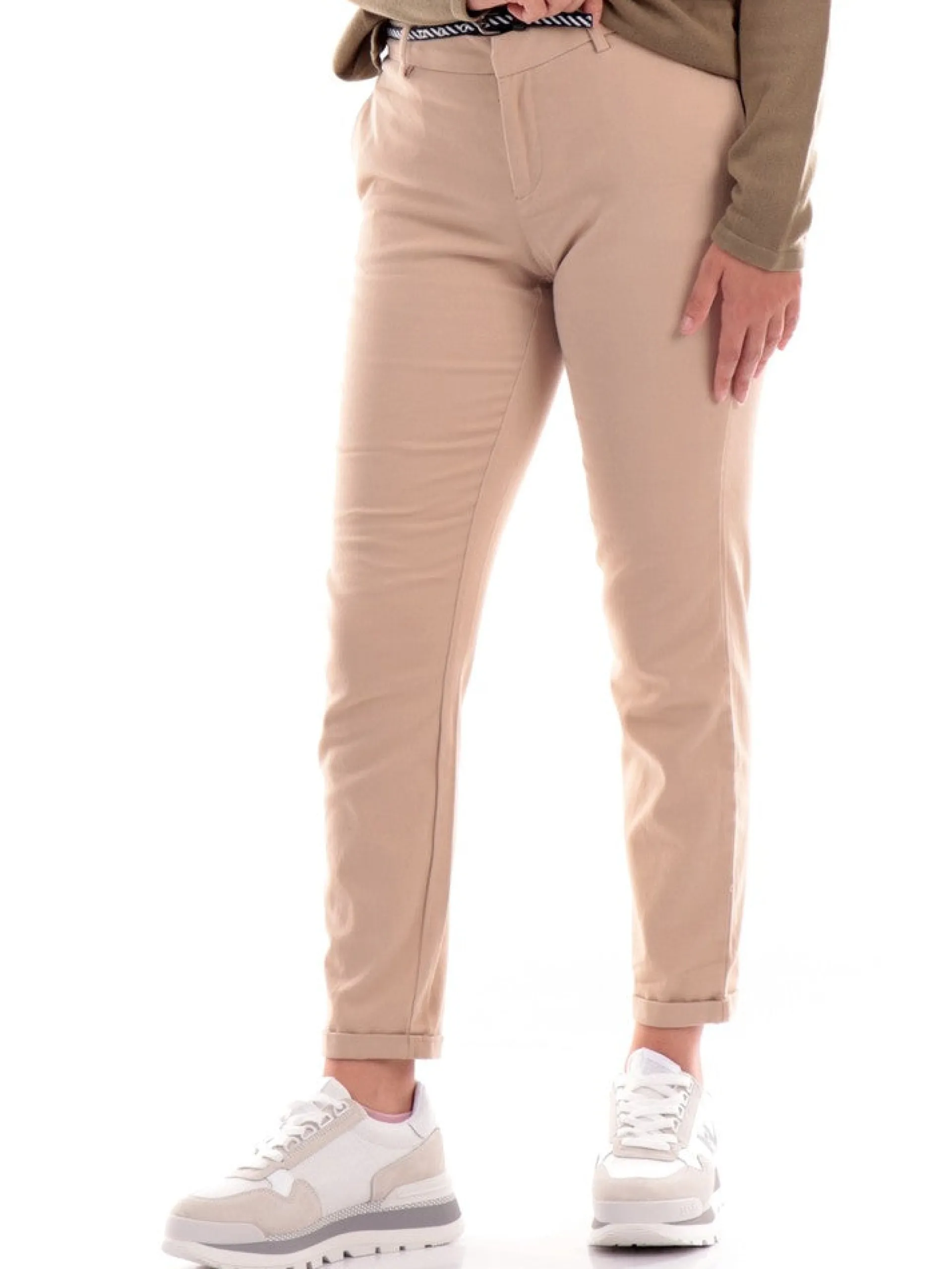 ONLY Pantaloni*Pantaloni beige da donna Chino 15304257