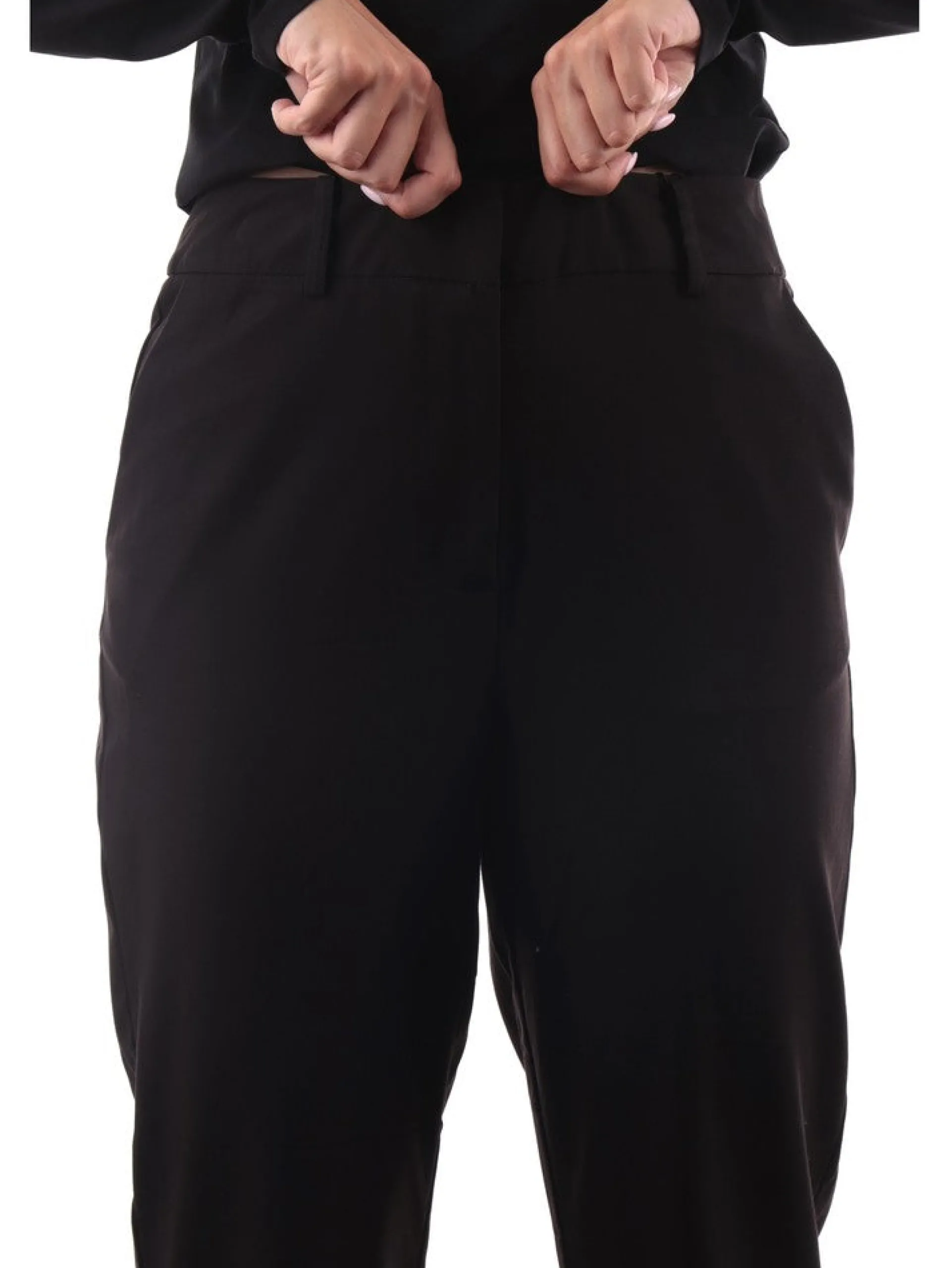 ONLY Pantaloni*Pantaloni neri da donna 15293942