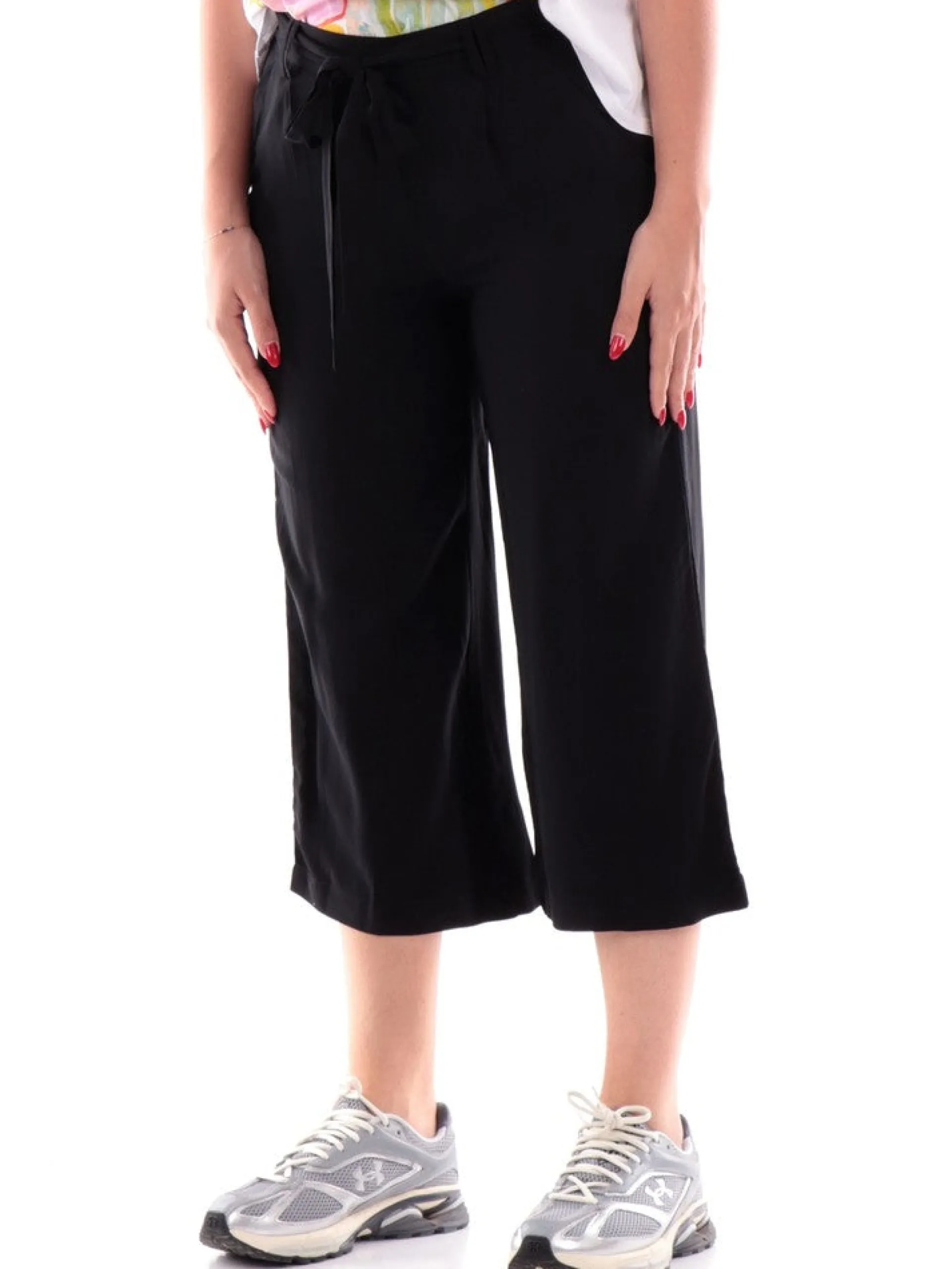 ONLY Pantaloni*Pantaloni neri da donna 15222224