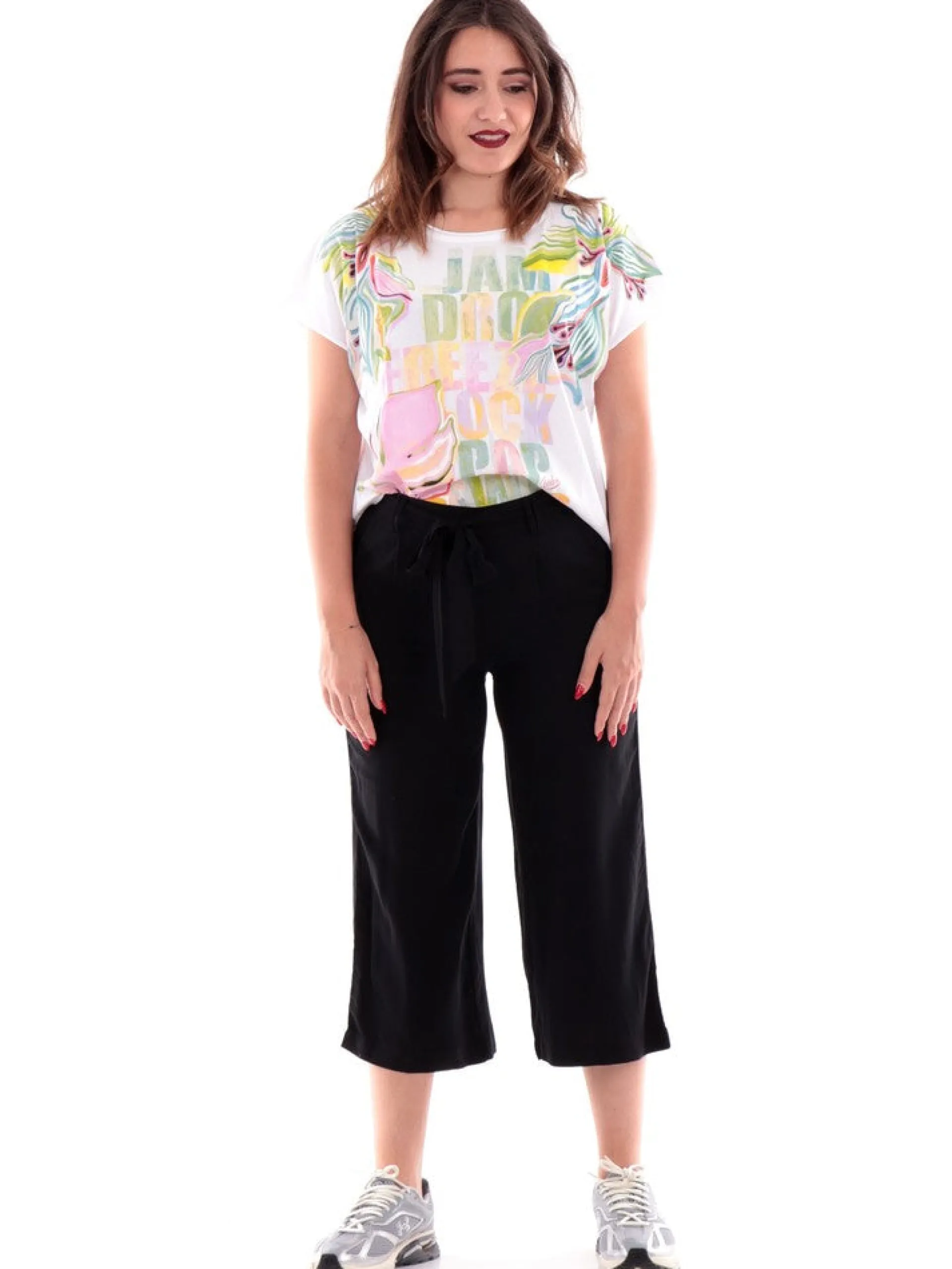 ONLY Pantaloni*Pantaloni neri da donna 15222224