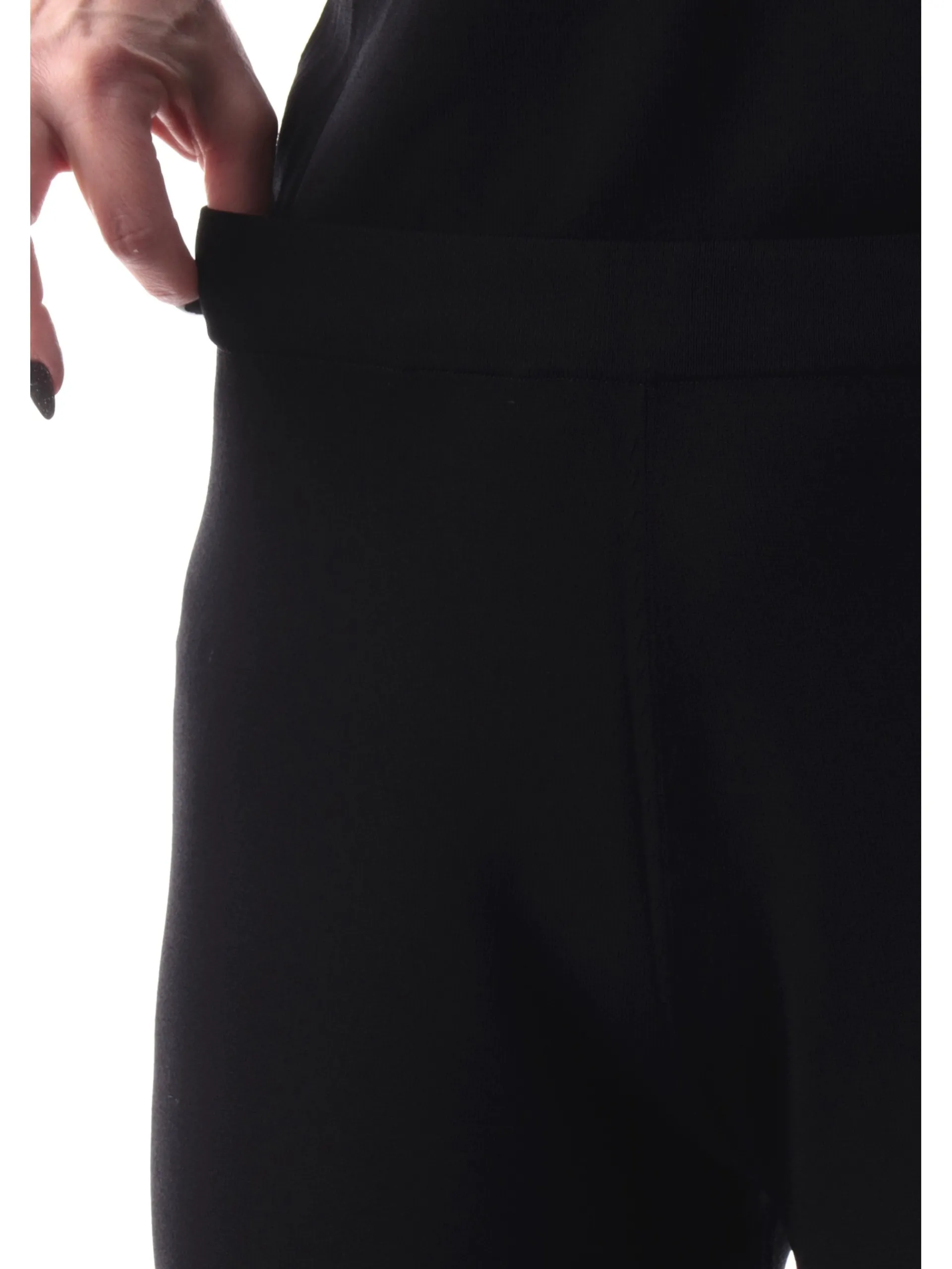ANIS Pantaloni*Pantaloni palazzo neri da donna in viscosa 251W6026