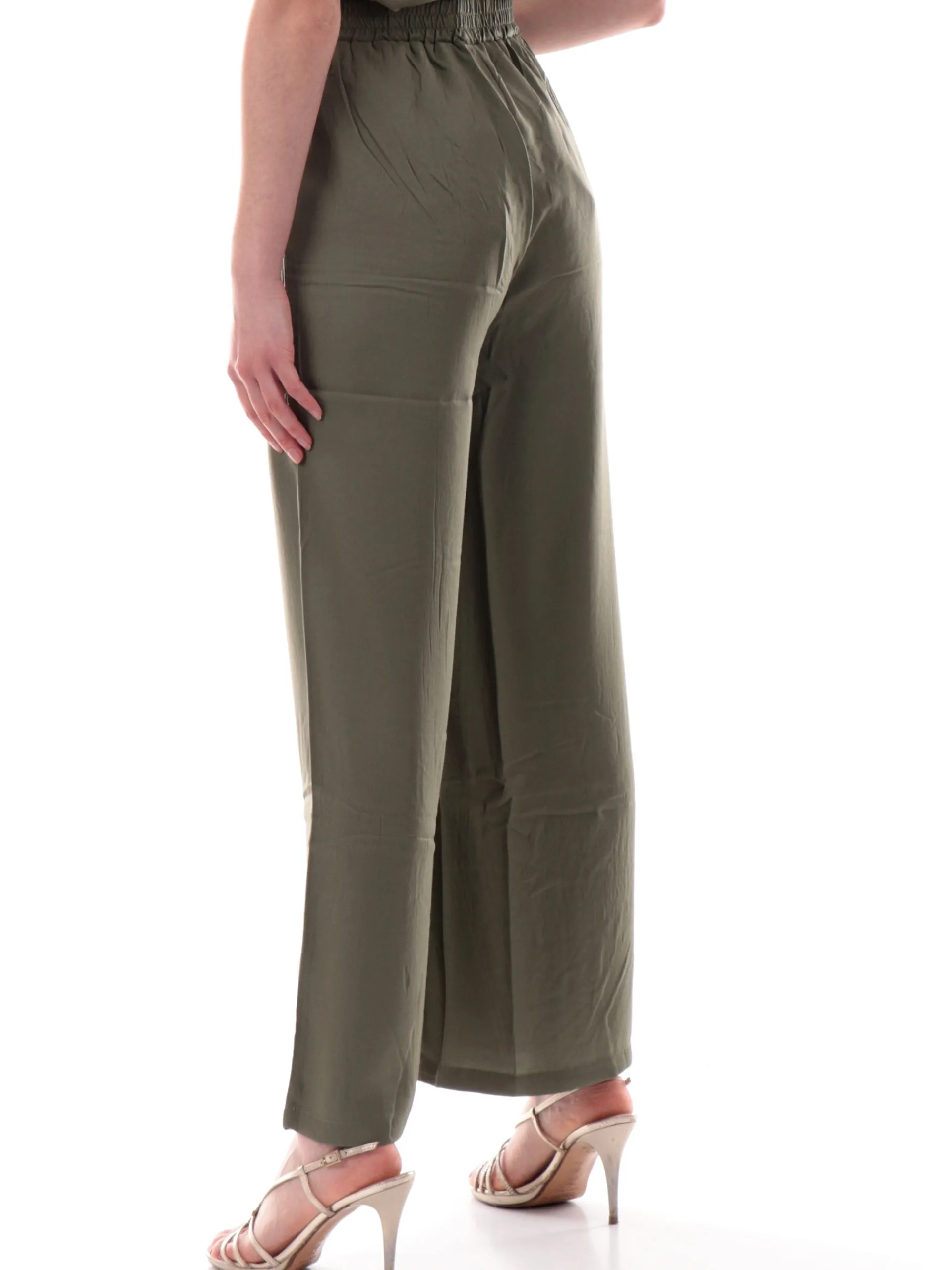MOLLYBRACKEN Pantaloni*Pantaloni palazzo Molly Bracken verdi da donna Woven LA1685DP