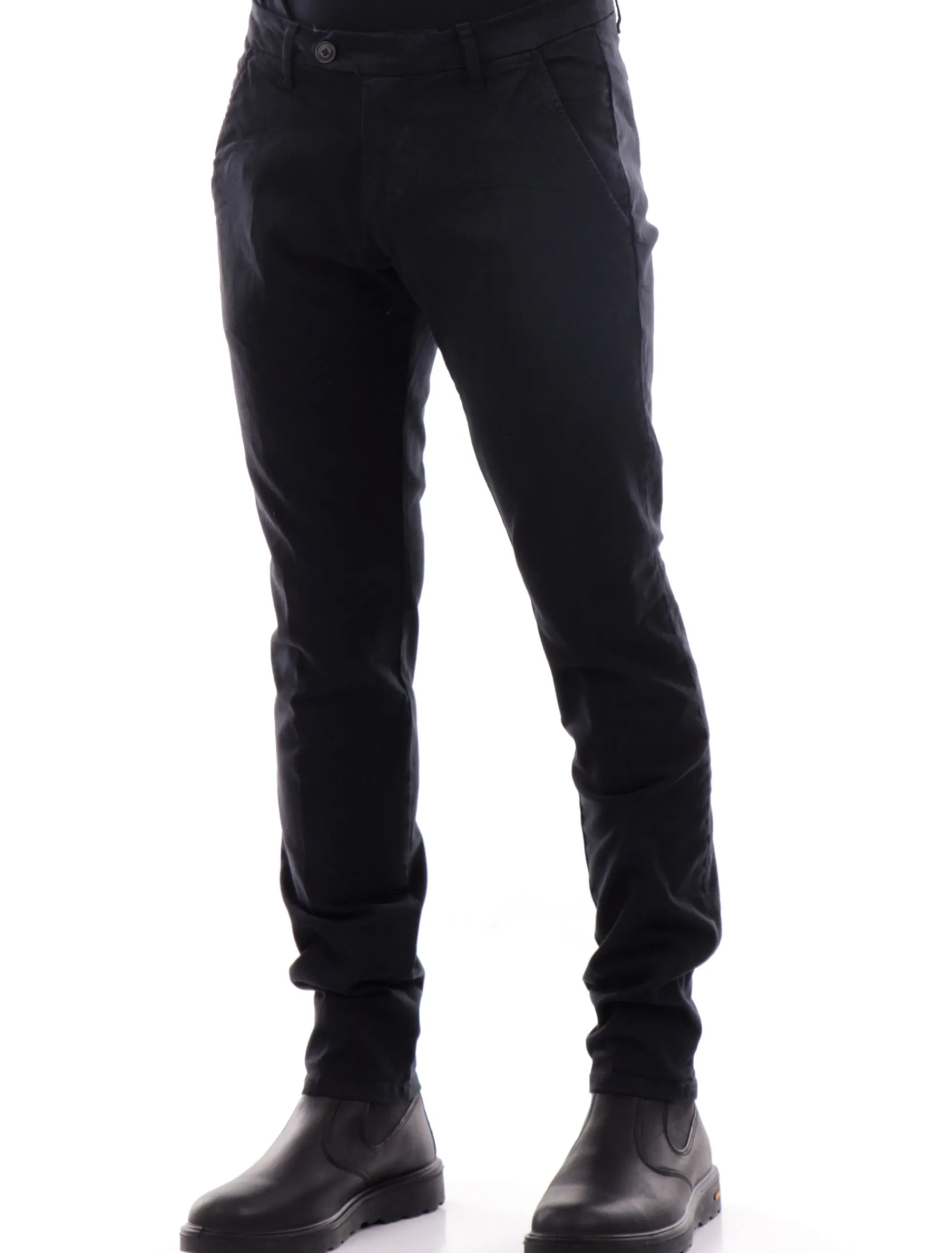 ROYROGERS Pantaloni*Pantaloni Roy Rogers Blu da Uomo Chino New Rolf Gabardine RU013C870011204