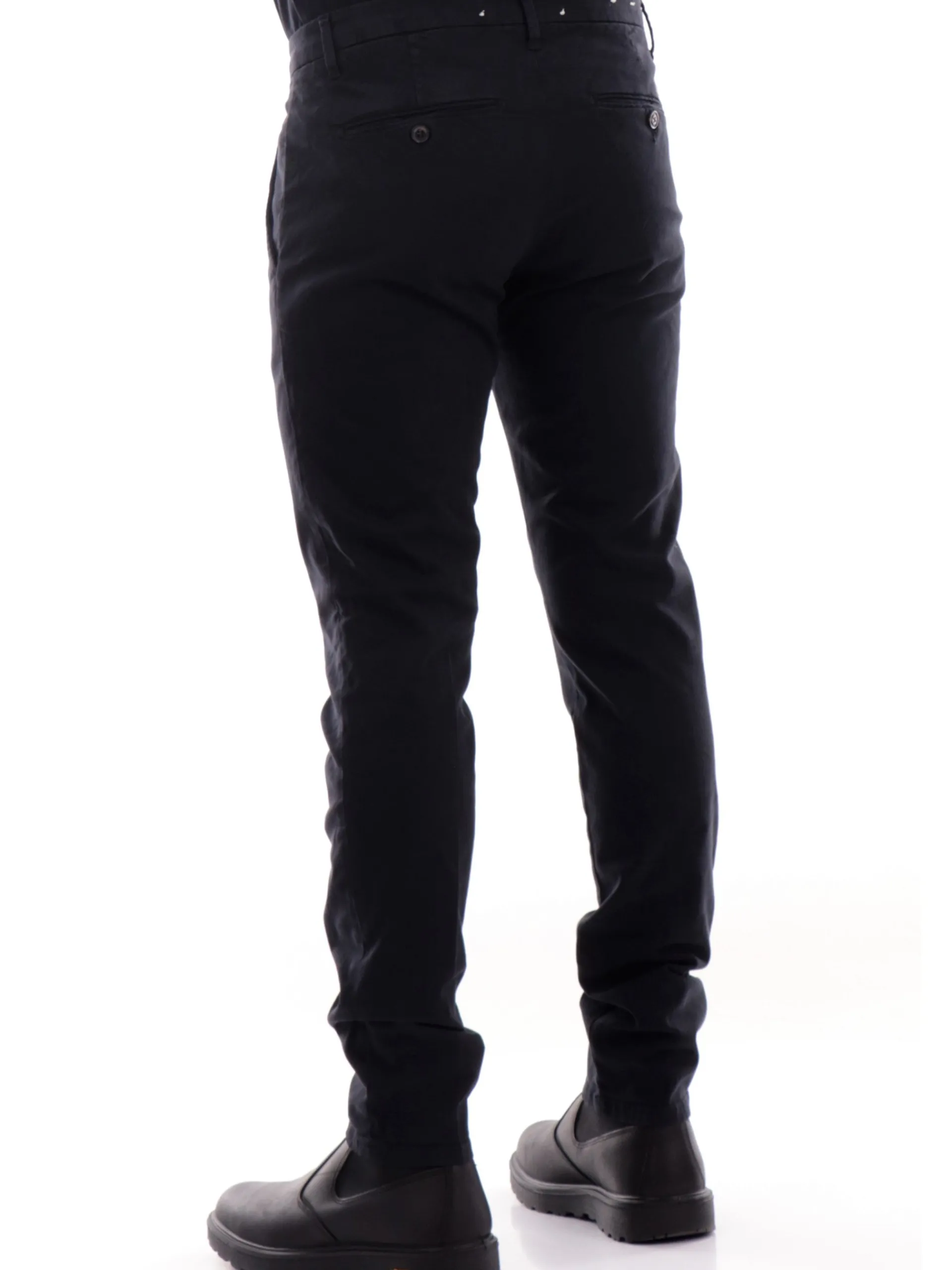 ROYROGERS Pantaloni*Pantaloni Roy Rogers Blu da Uomo Chino New Rolf Gabardine RU013C870011204