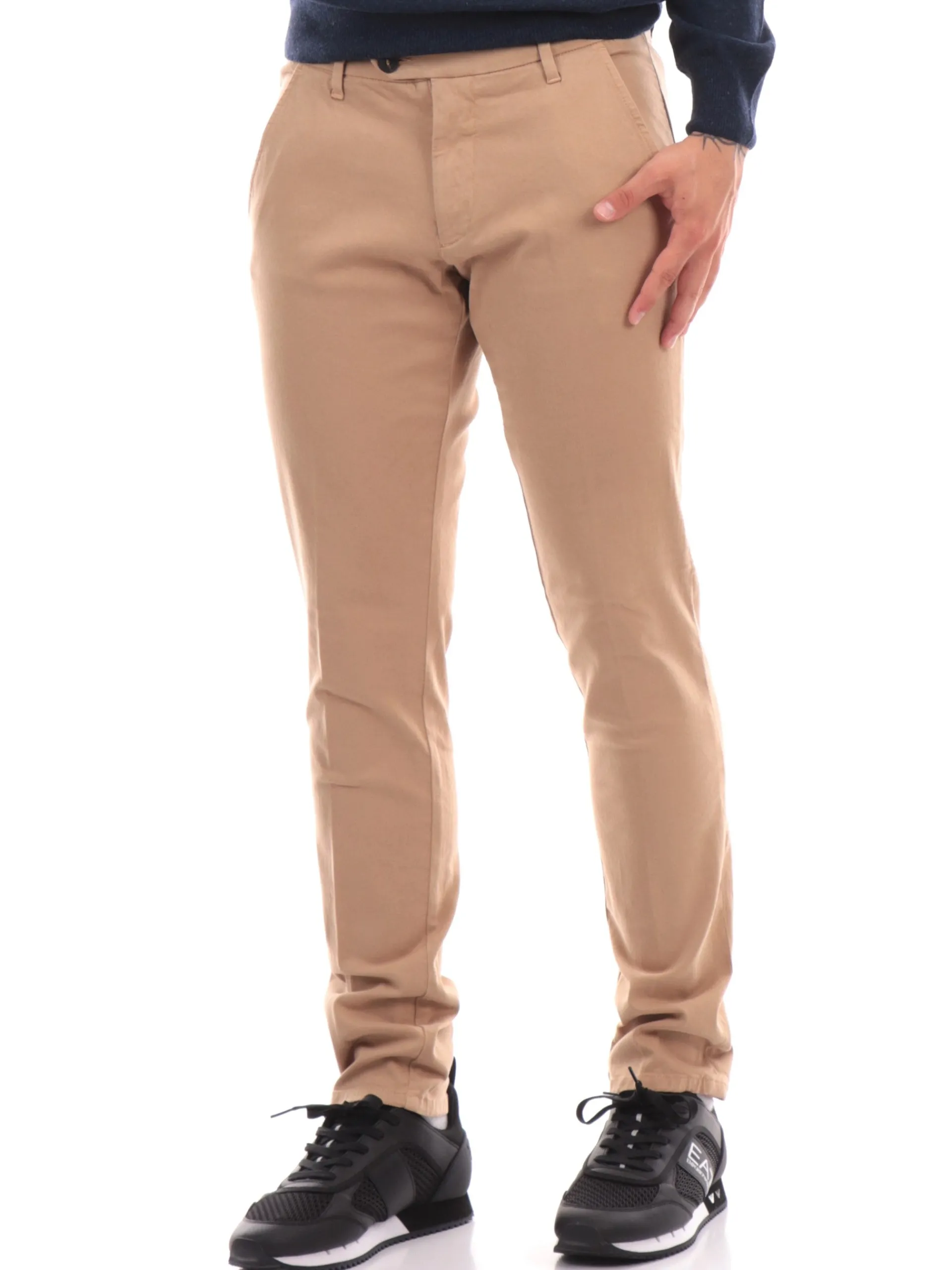 ROYROGERS Pantaloni*Pantaloni Roy Rogers cammello da Uomo Chino New Rolf Gabardine RU013C8700112