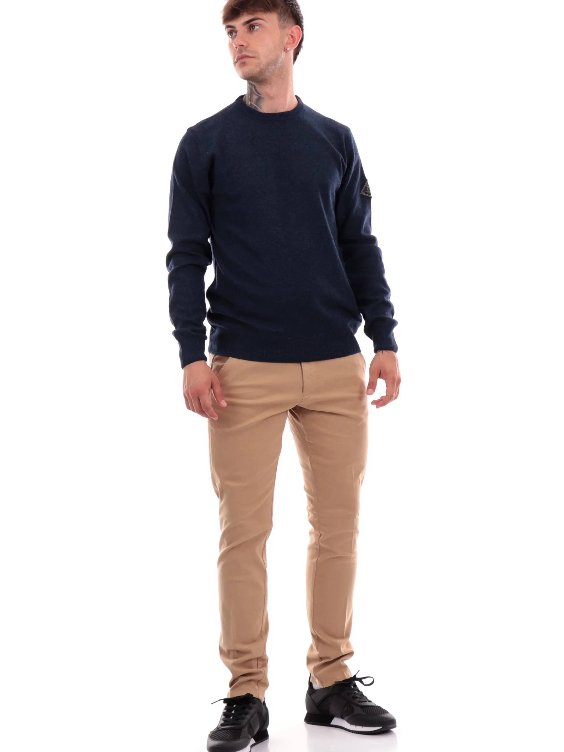 ROYROGERS Pantaloni*Pantaloni Roy Rogers cammello da Uomo Chino New Rolf Gabardine RU013C8700112
