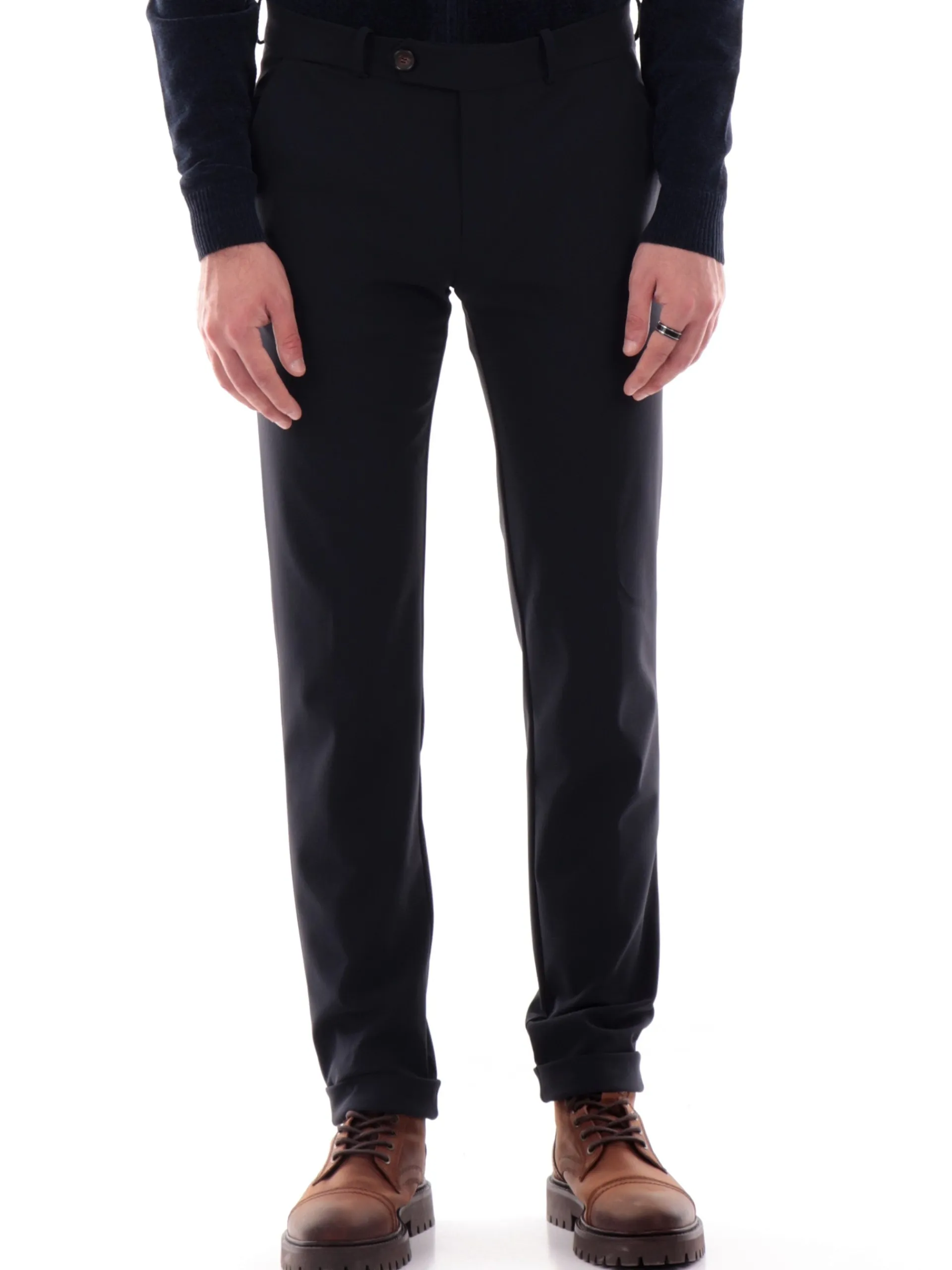 RRD Pantaloni*Pantaloni blu black da uomo Winter Chino W24200