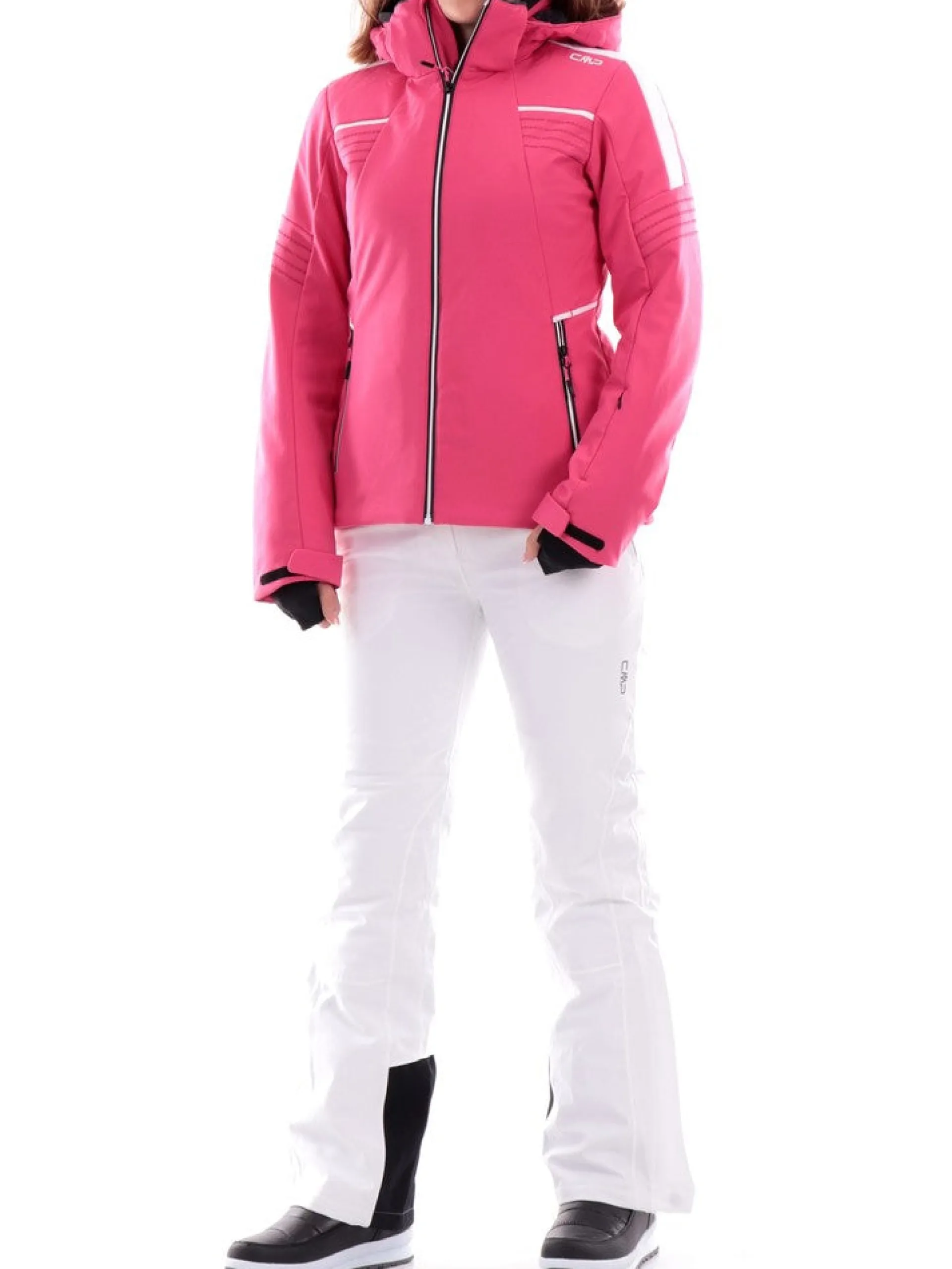 CMP Abbigliamento*Pantaloni sci bianchi da donna 3W18596N