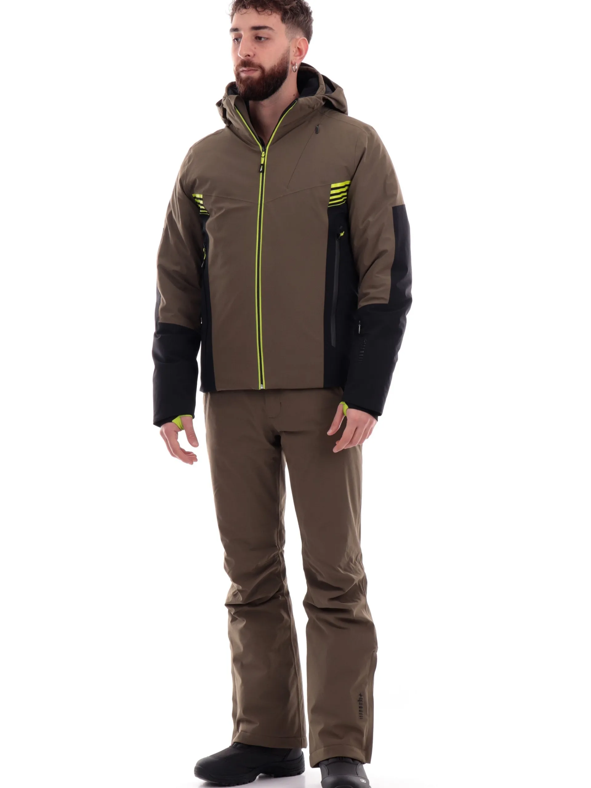 ZERORH+ Abbigliamento*Pantaloni sci ZeroRH verdi da uomo Logic INU3163