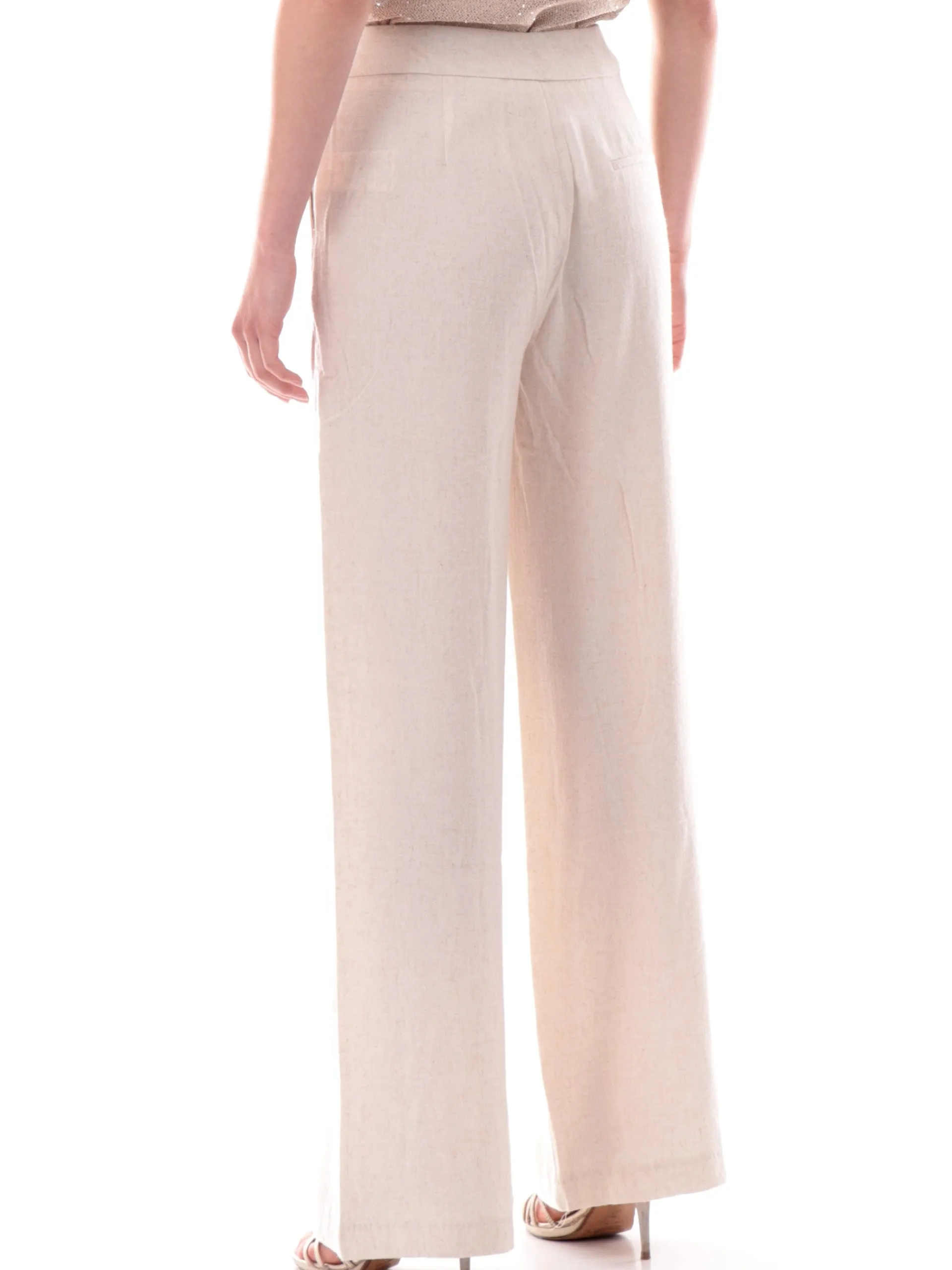 TIFFOSI Pantaloni*Pantaloni Beige da donna a palazzo modello Portel