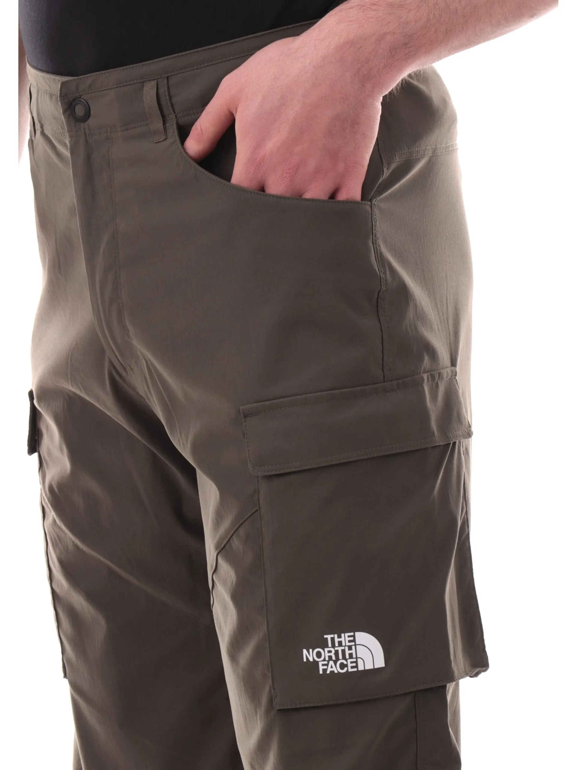 THE NORTH FACE Pantaloni*Pantaloni trekking cargo verdi da uomo Exploration NF0A8BGF