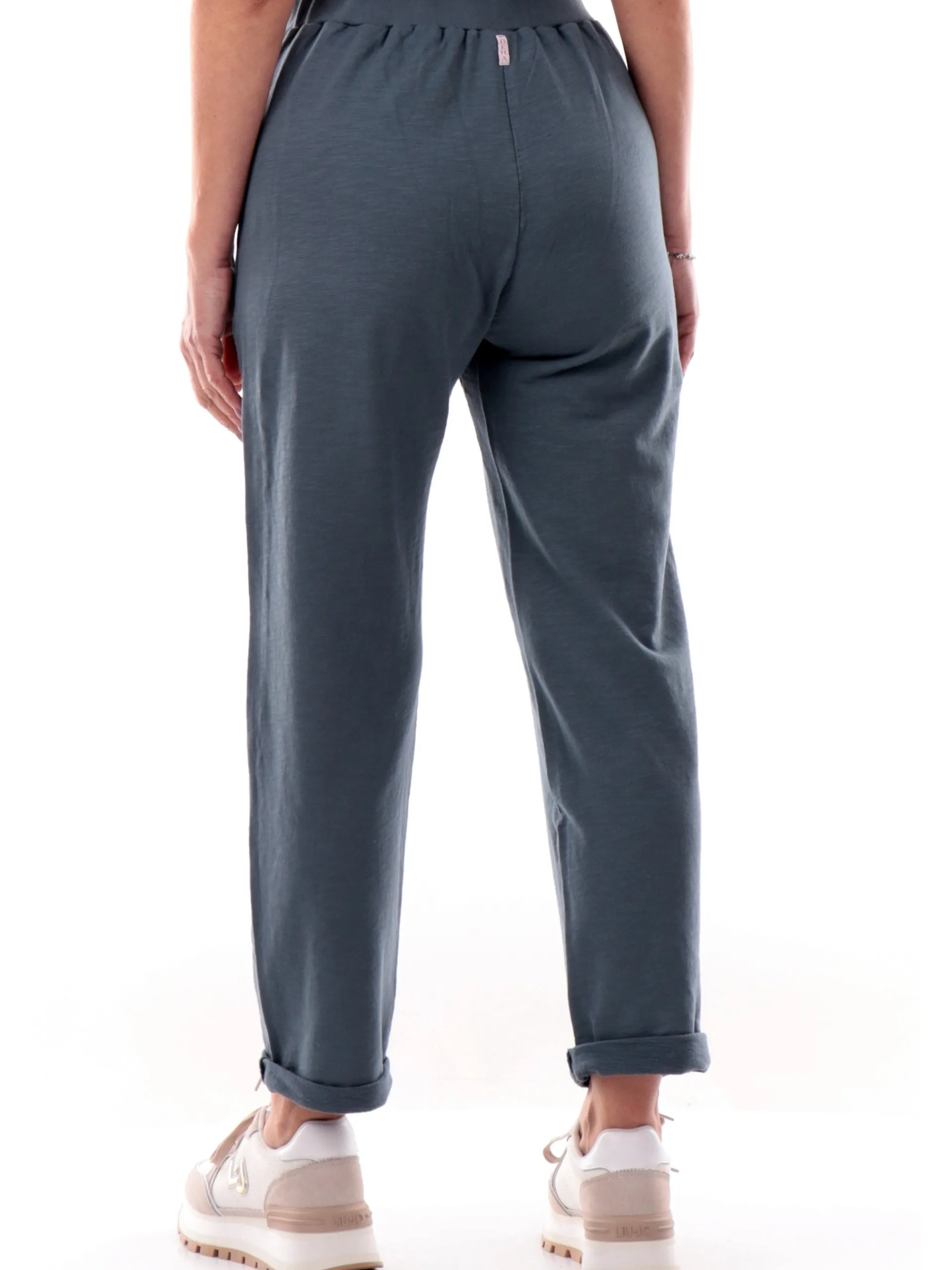 DEHA Pantaloni*Pantaloni tuta blu da donna Dritto D22338
