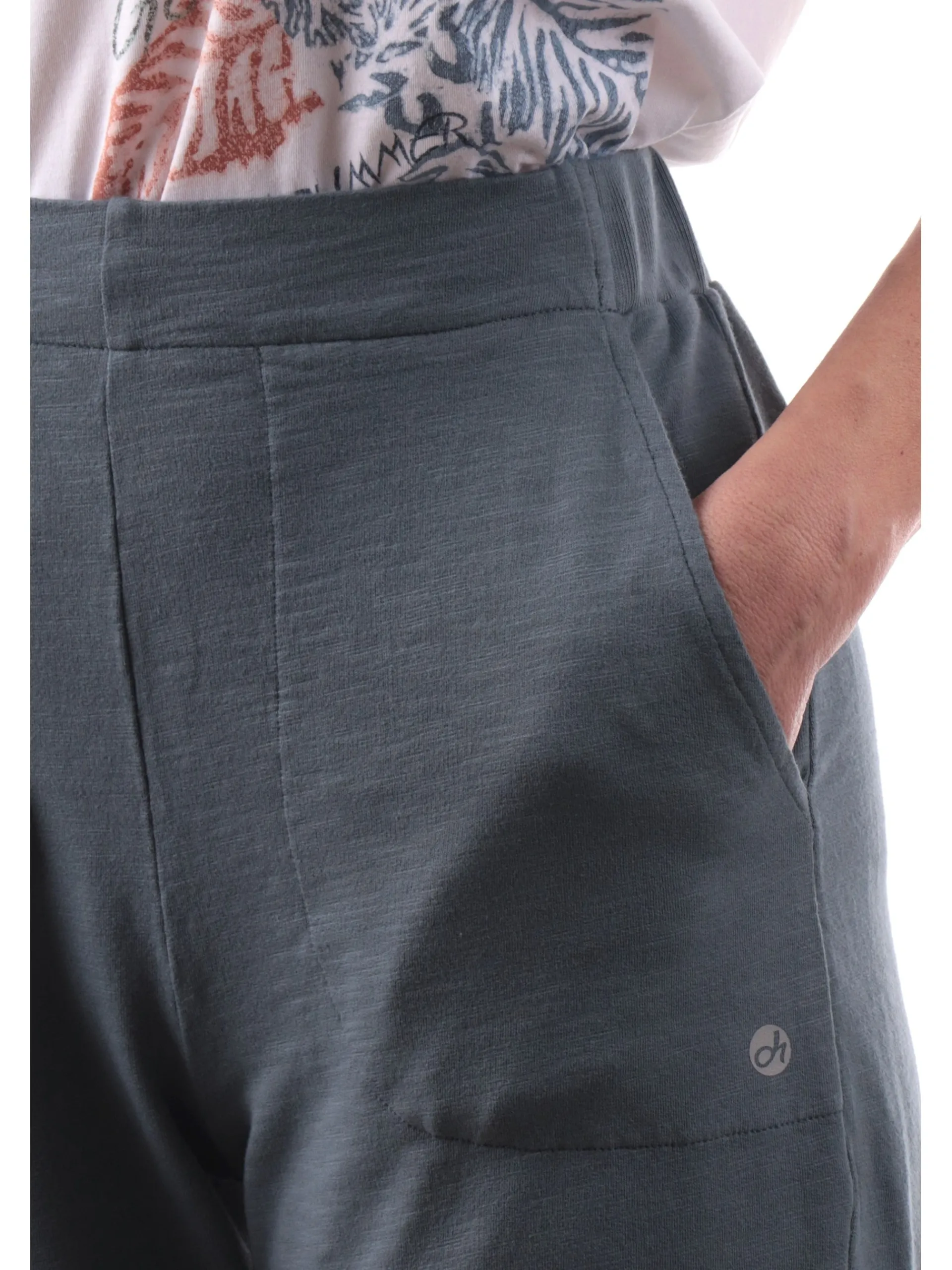 DEHA Pantaloni*Pantaloni tuta blu da donna Dritto D22338