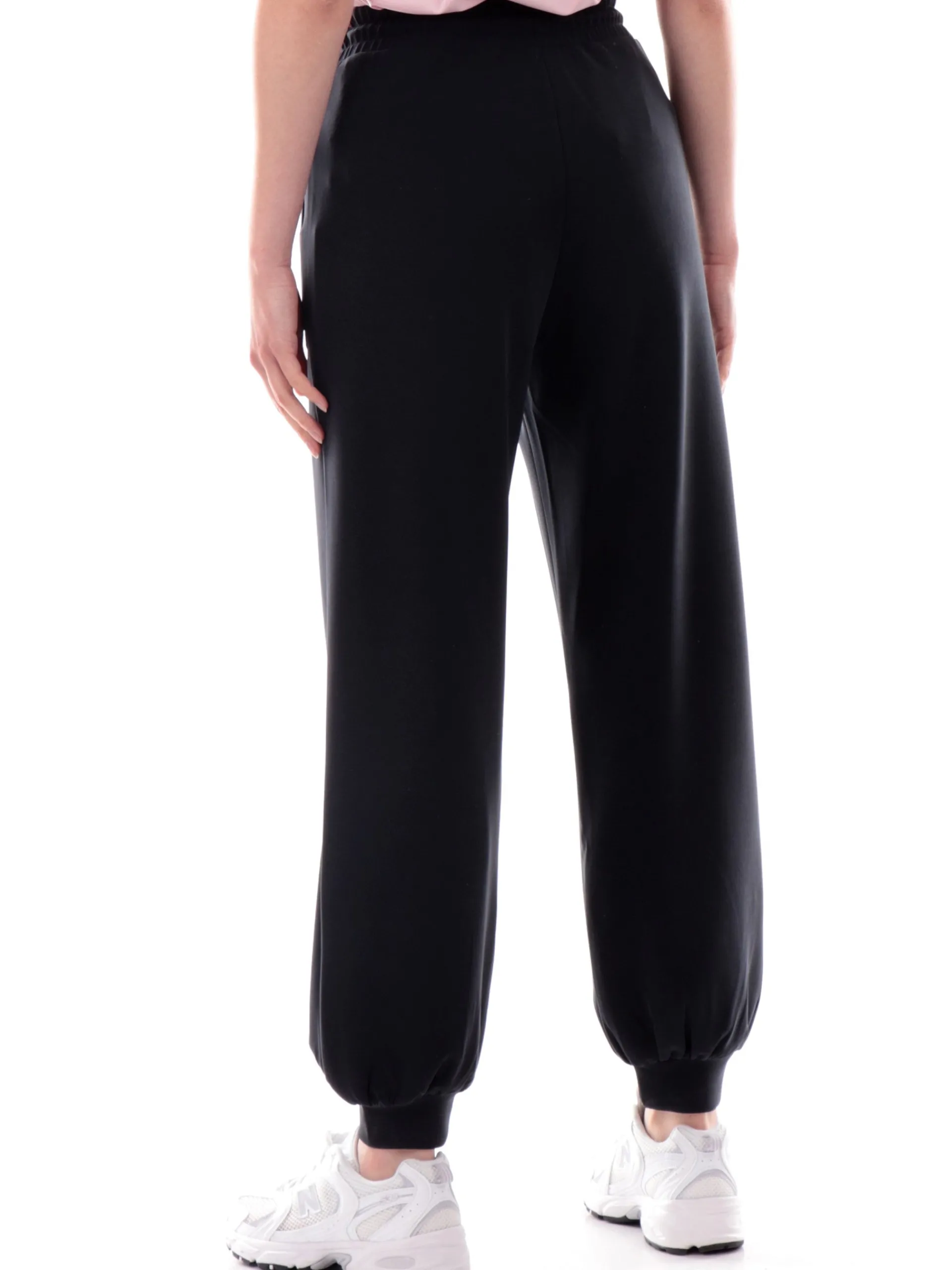 EMPORIO ARMANI 7 Pantaloni*Pantaloni tuta Emporio Armani EA7 neri da donna logo EA7 oro 7W000193AF12643 UC001
