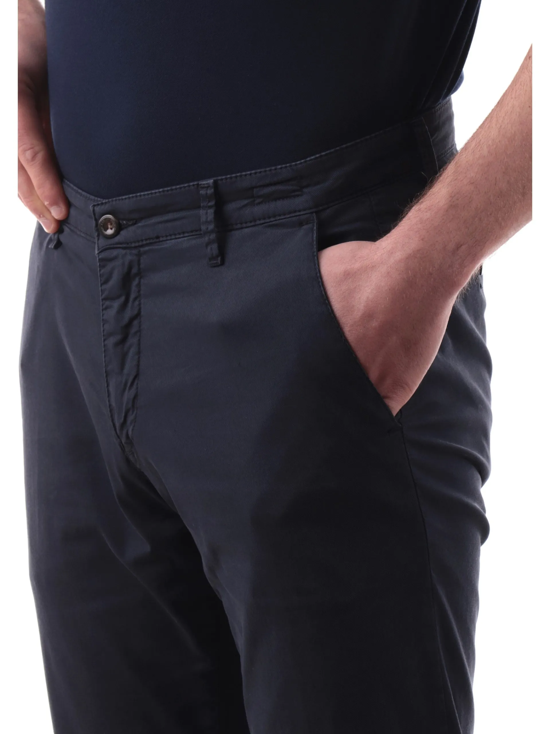 FOUR.TEN Pantaloni*Pantaloni Uomo chino blu con tasche four ten 12504911
