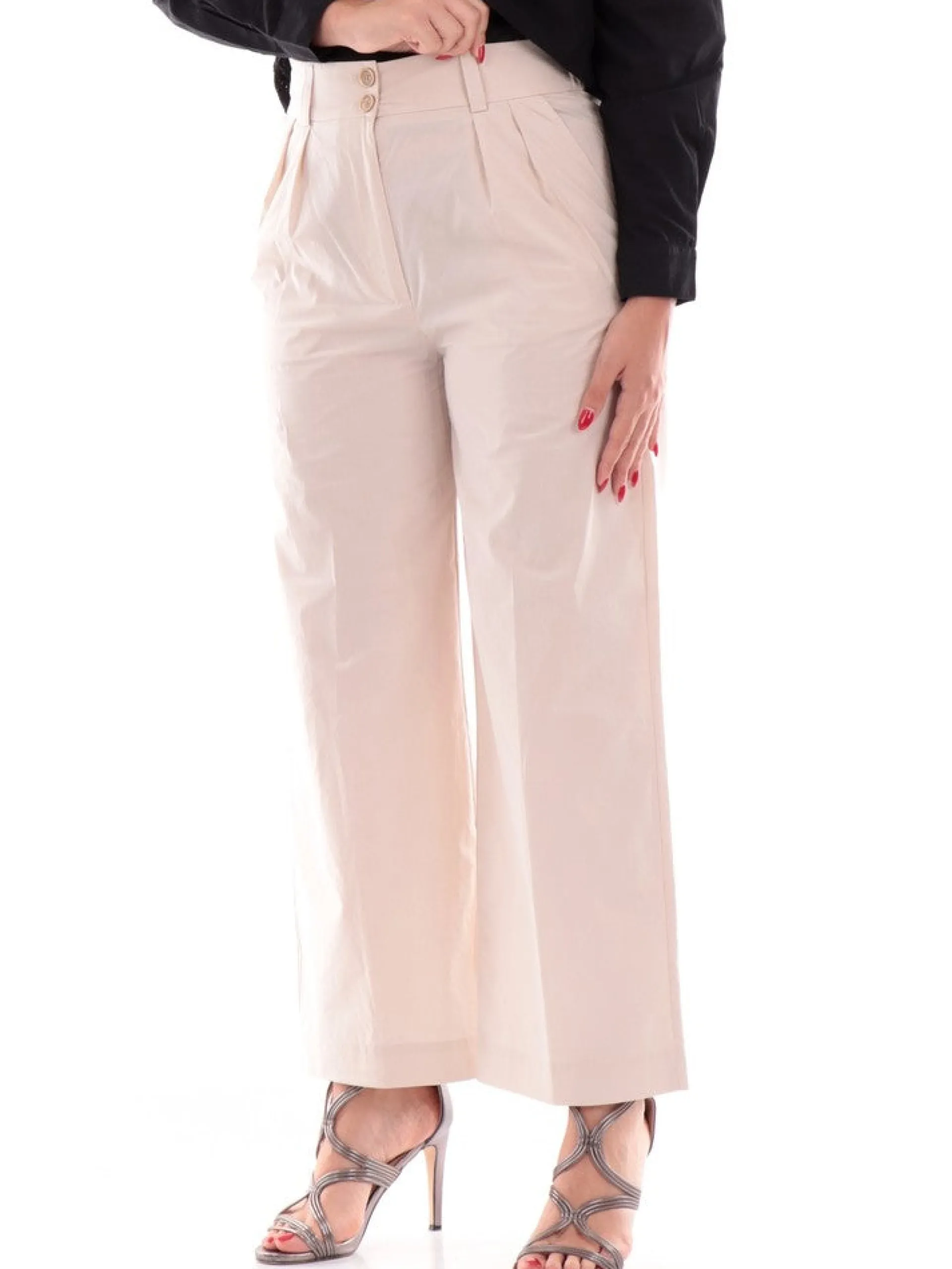 WOOLRICH Pantaloni*Pantaloni beige chino donna Popeline via alta 0174FRUT3027