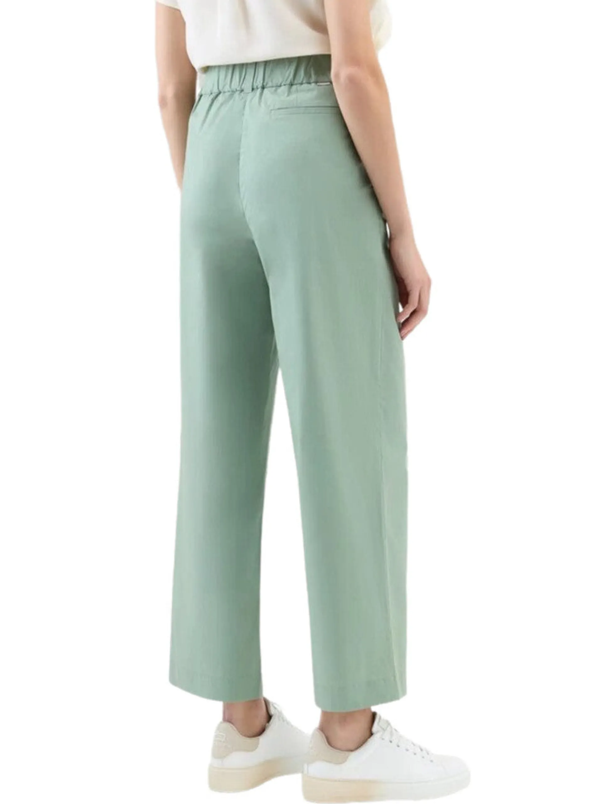 WOOLRICH Pantaloni*Pantaloni verde chino donna Popeline via alta 0174FRUT3027