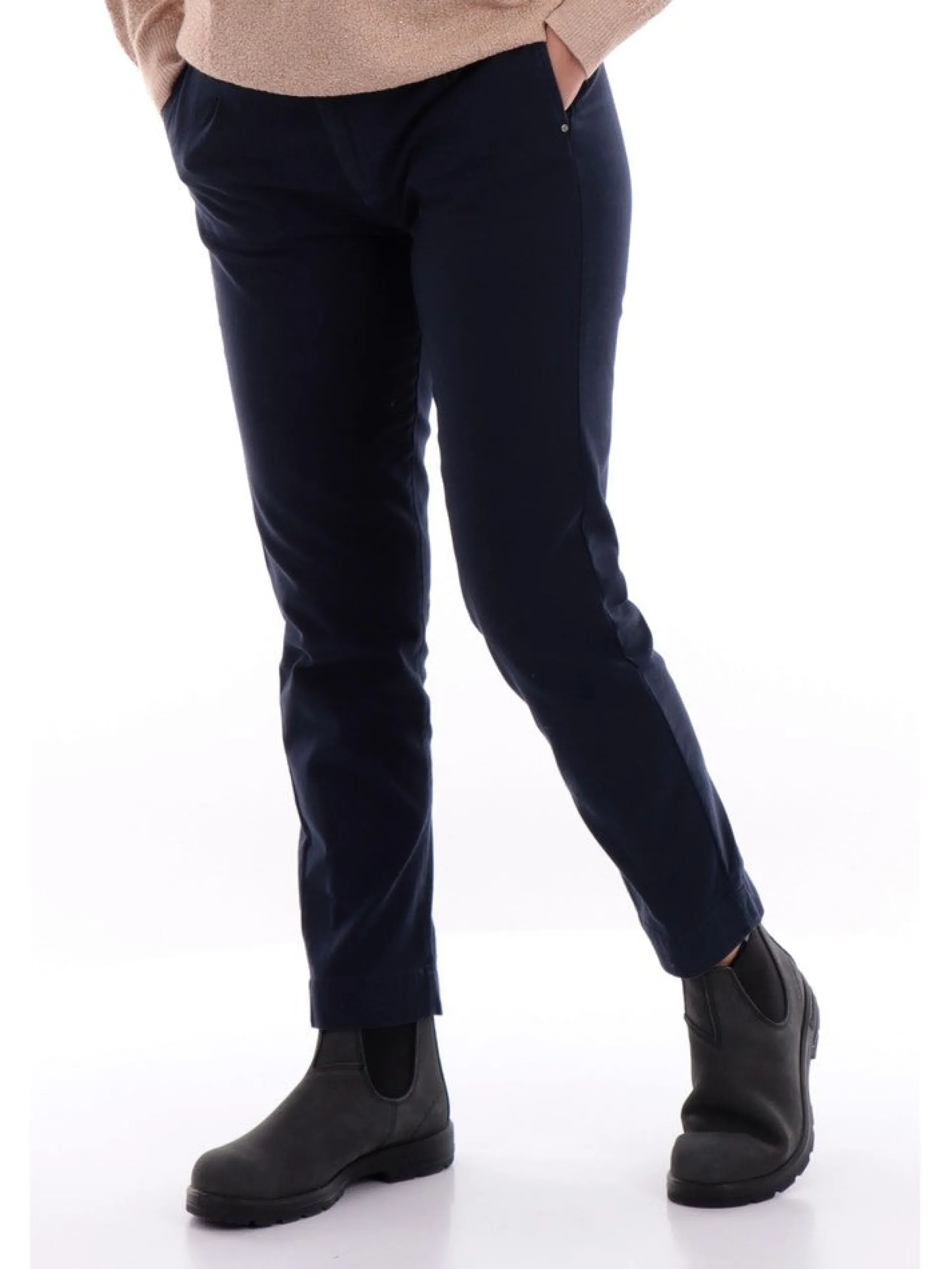 YES ZEE Pantaloni*Pantaloni Chino Blu da Donna
