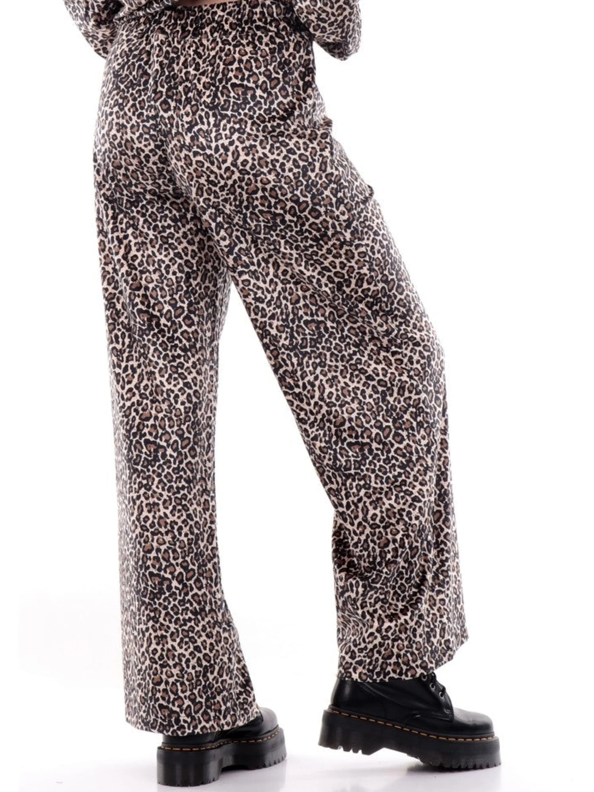 YES ZEE Pantaloni*Pantaloni P347 E800 maculato da donna