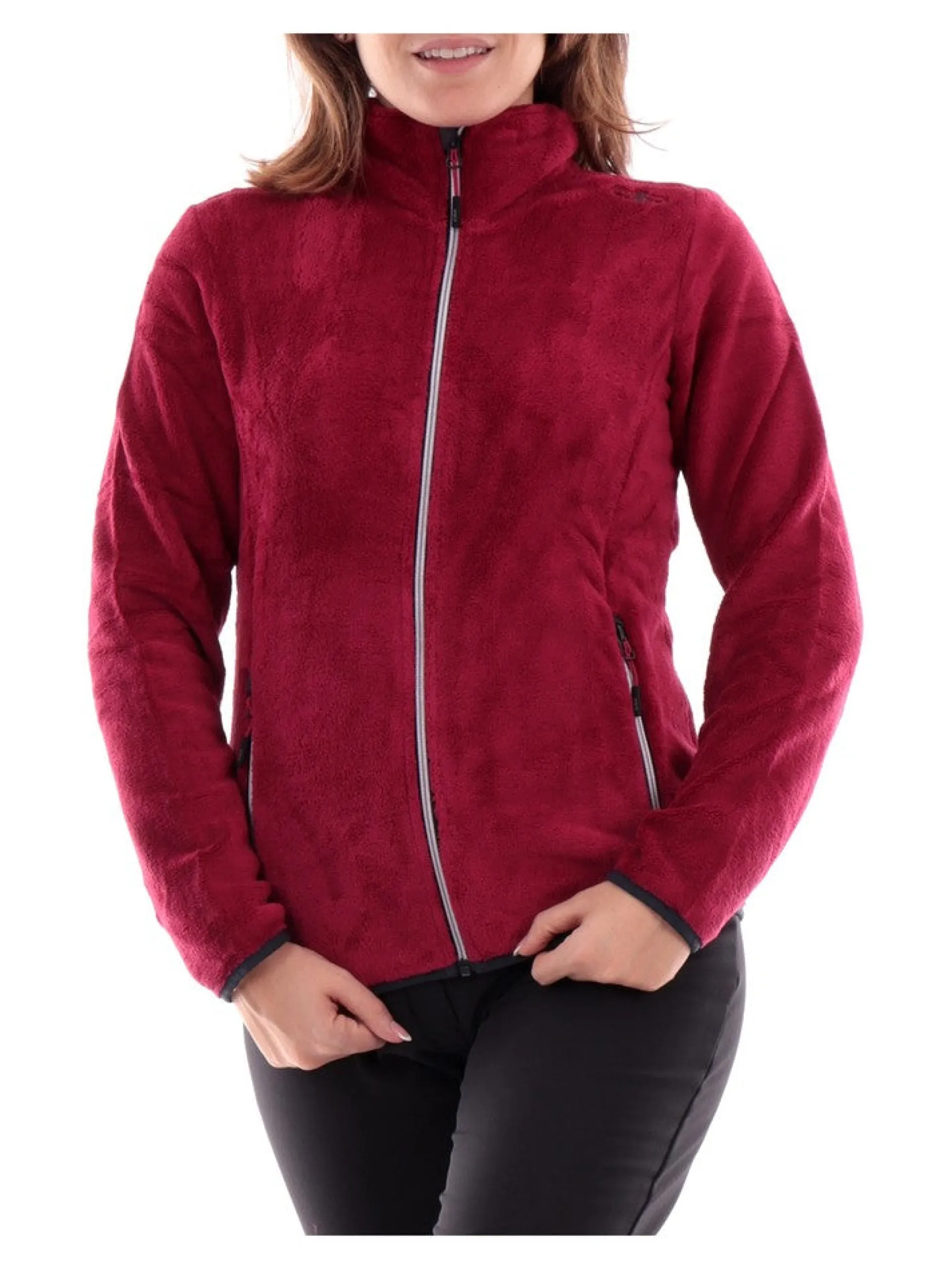CMP Abbigliamento*Pile bordeaux da donna 38P1536