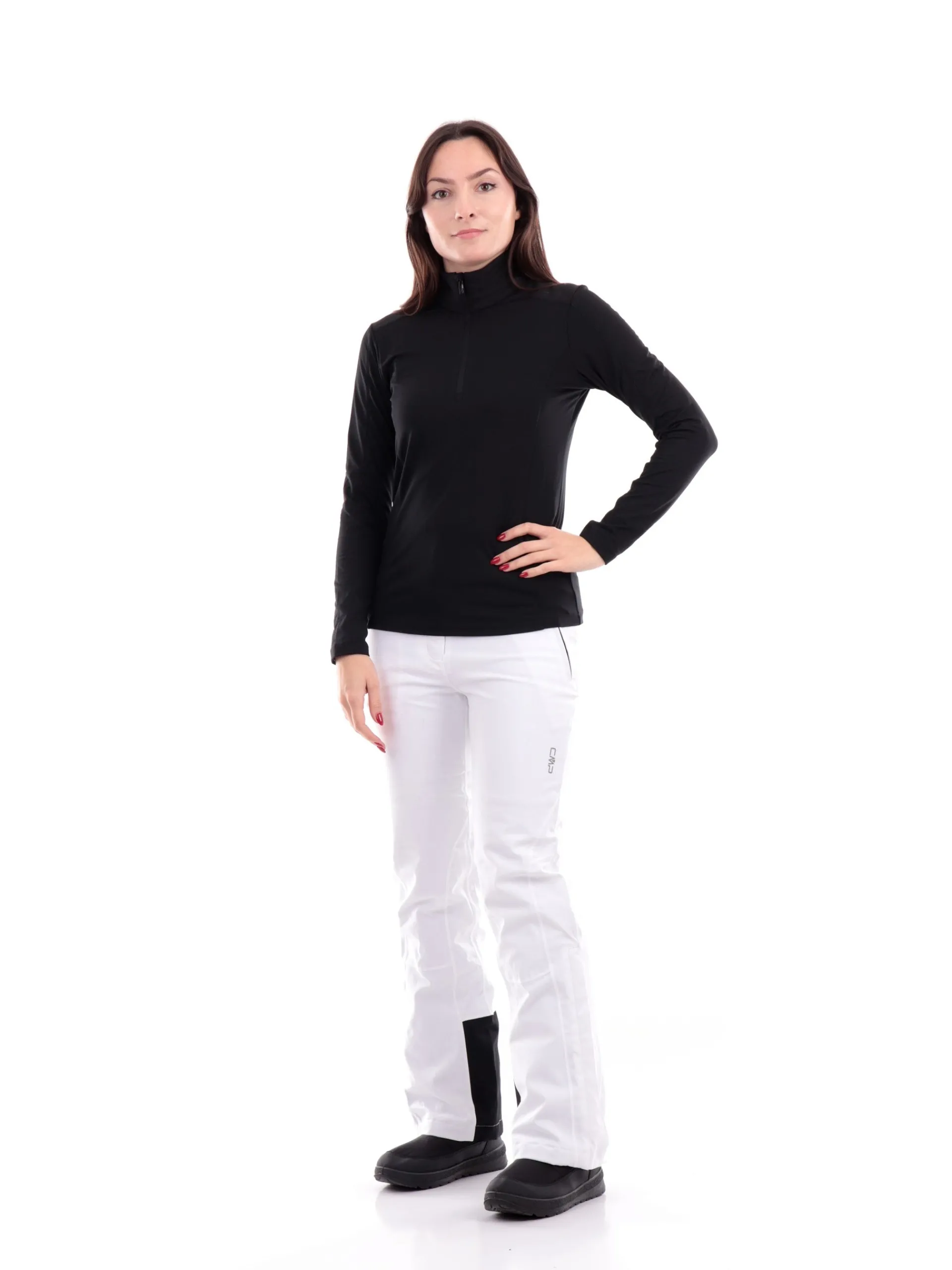 CMP Abbigliamento*Pile nero da donna 30L1086