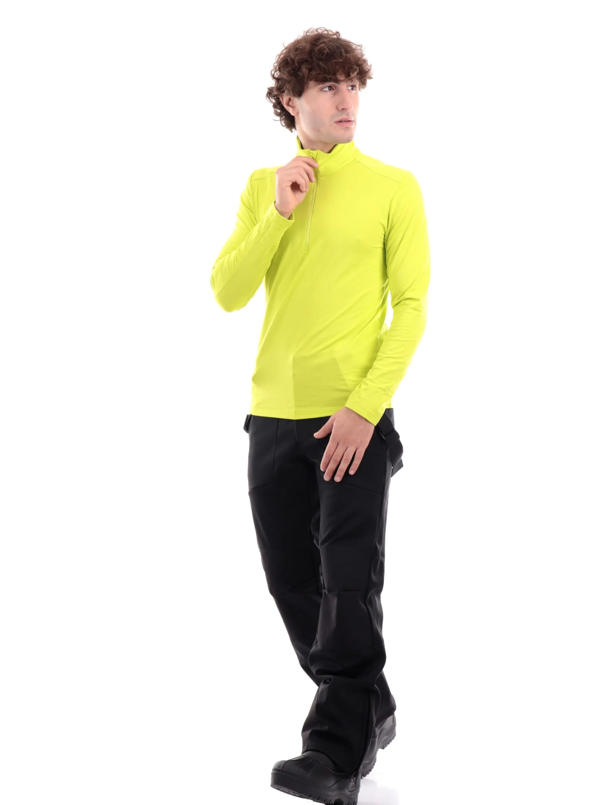 CMP Abbigliamento*Pile da neve giallo da uomo 30L1097