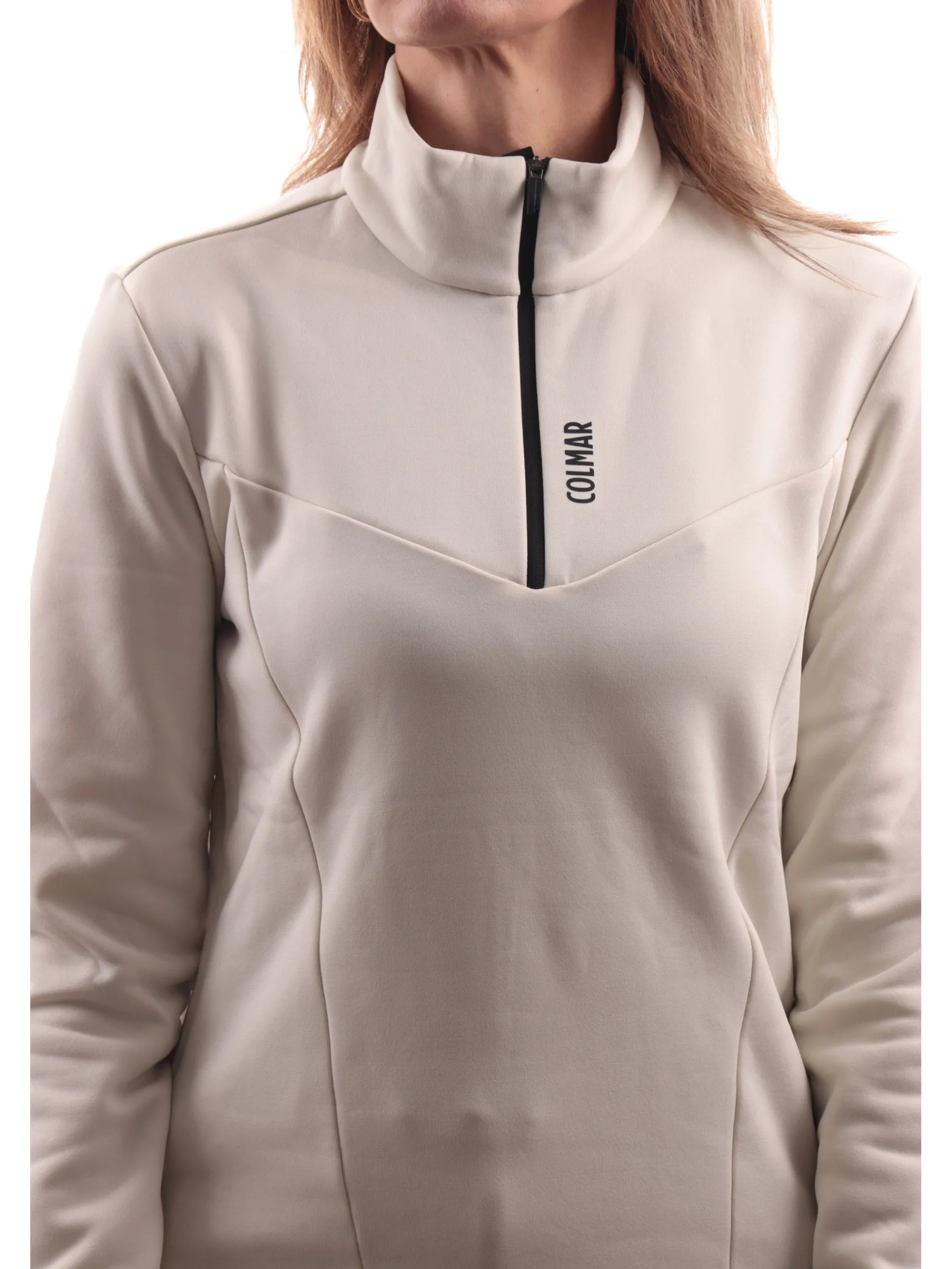 COLMAR NEVE E OUTDOOR Abbigliamento|Maglie*Pile neve Colmar bianco avorio da donna 93345WU