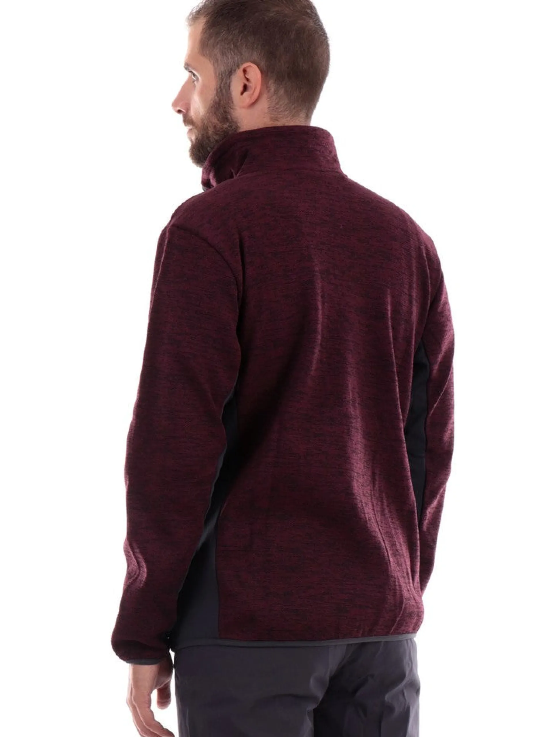 CMP Abbigliamento*Pile sci bordeaux da uomo 33H2097