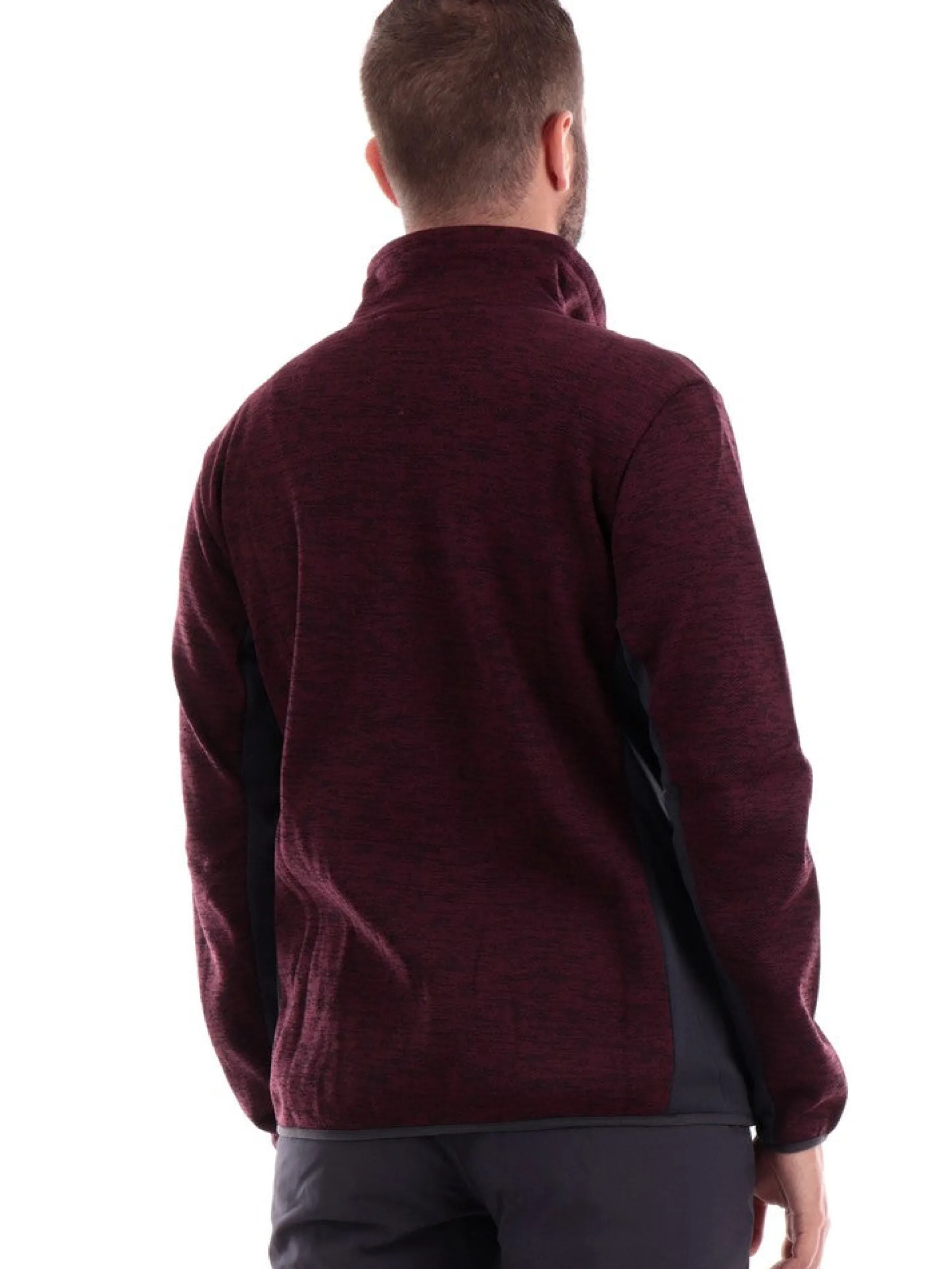 CMP Abbigliamento*Pile sci bordeaux da uomo 33H2097