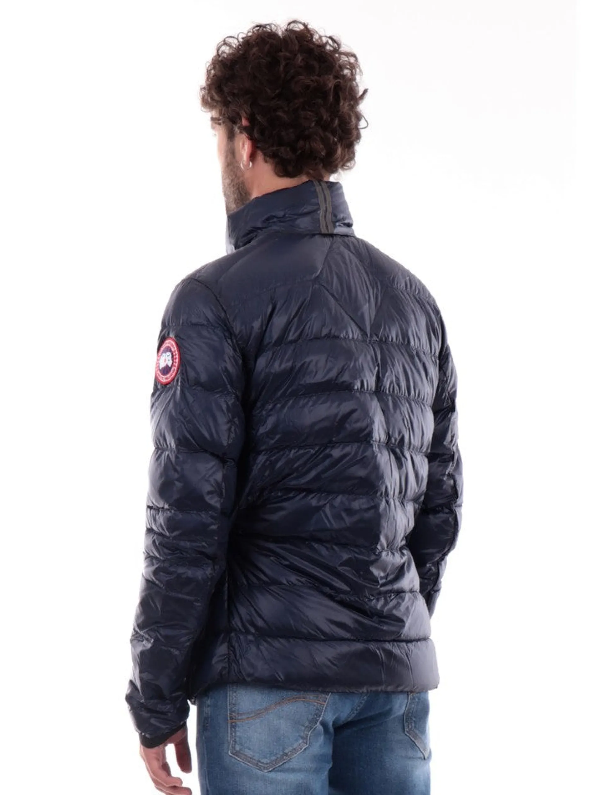 CANADA GOOSE Giubbini*Piumino Blu da Uomo Crofton Jacket 2228M63