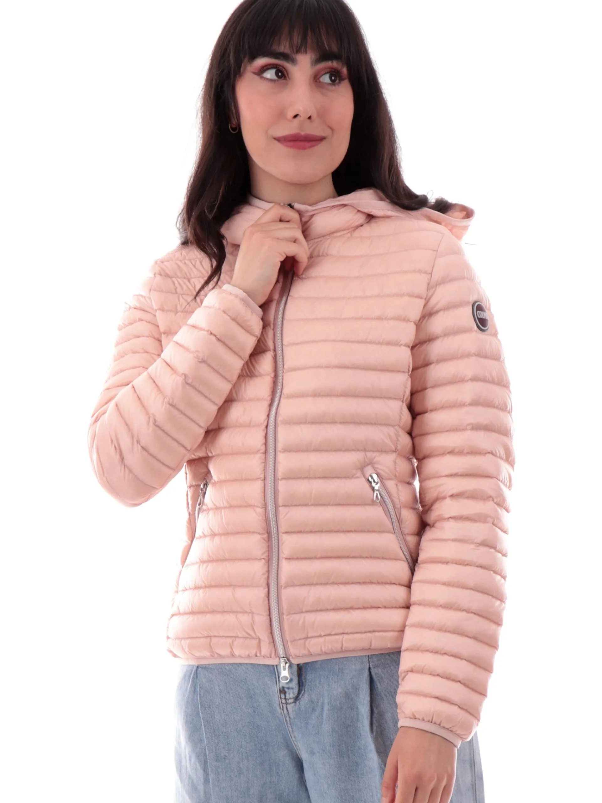 COLMAR Giubbini*Piumino rosa da donna 100 grammi con cappuccio 2224A9VX