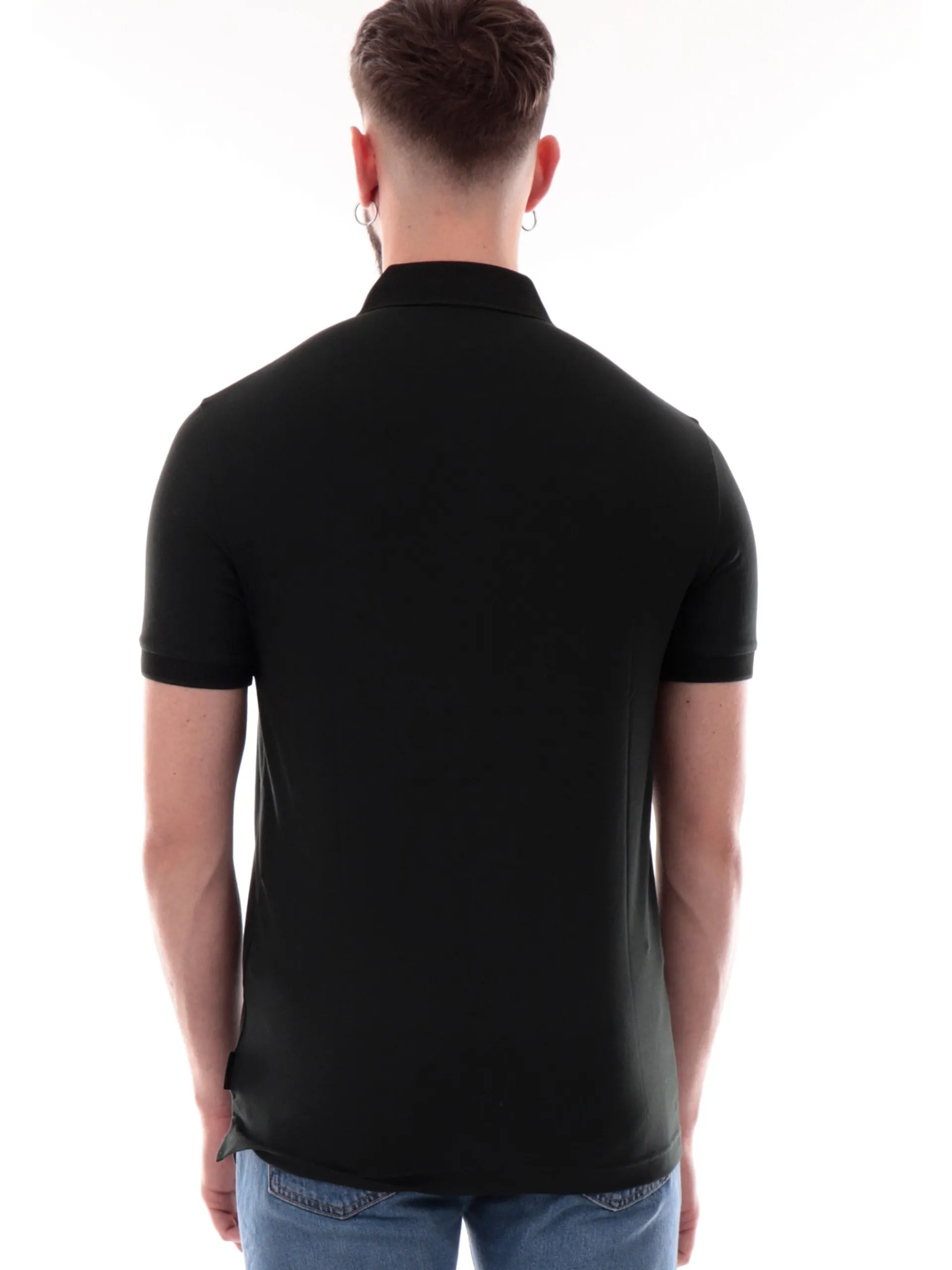 ARMANI EXCHANGE Polo*Polo AX verde da uomo logo AX gommato 8NZF91ZJ81Z