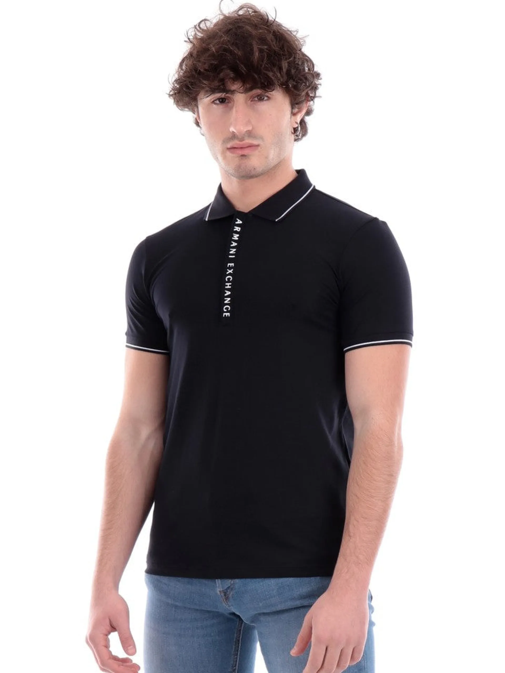 ARMANI EXCHANGE Polo*Polo blu da uomo 8NZF71ZJH2Z