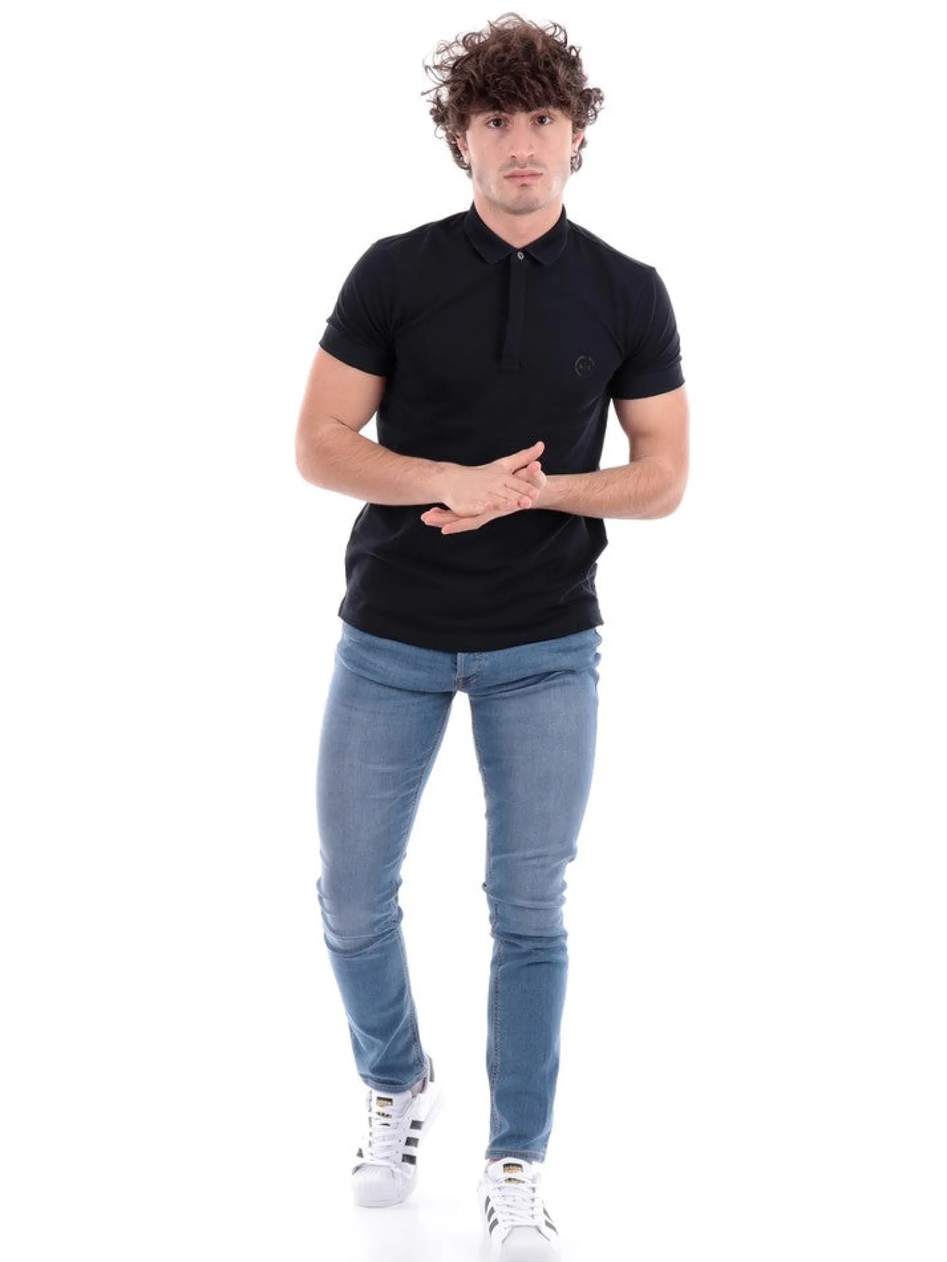 ARMANI EXCHANGE Polo*Polo blu da uomo 8NZF91ZJ81Z