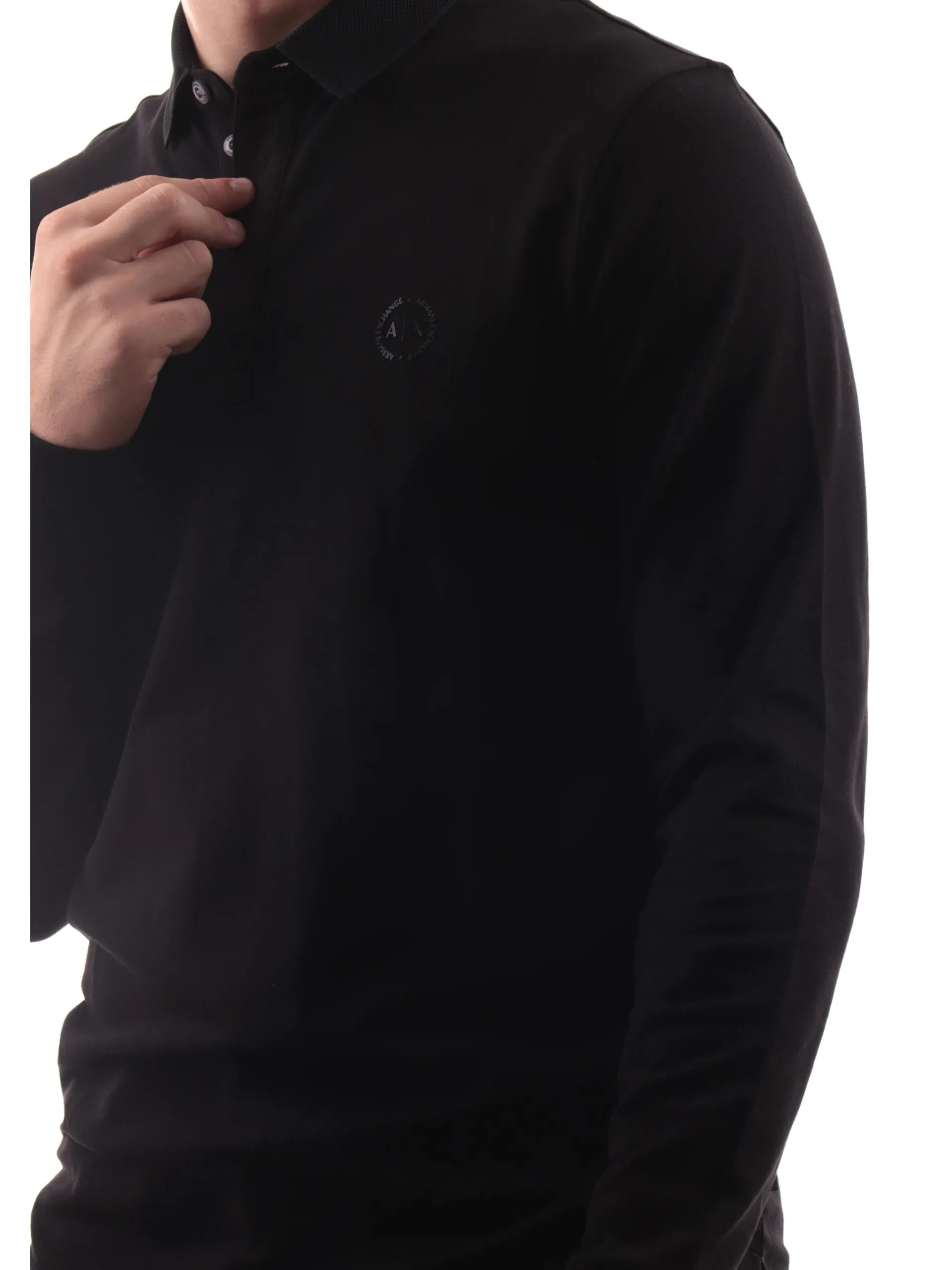 ARMANI EXCHANGE Polo*Polo nera da uomo 8NZF79ZJ81Z