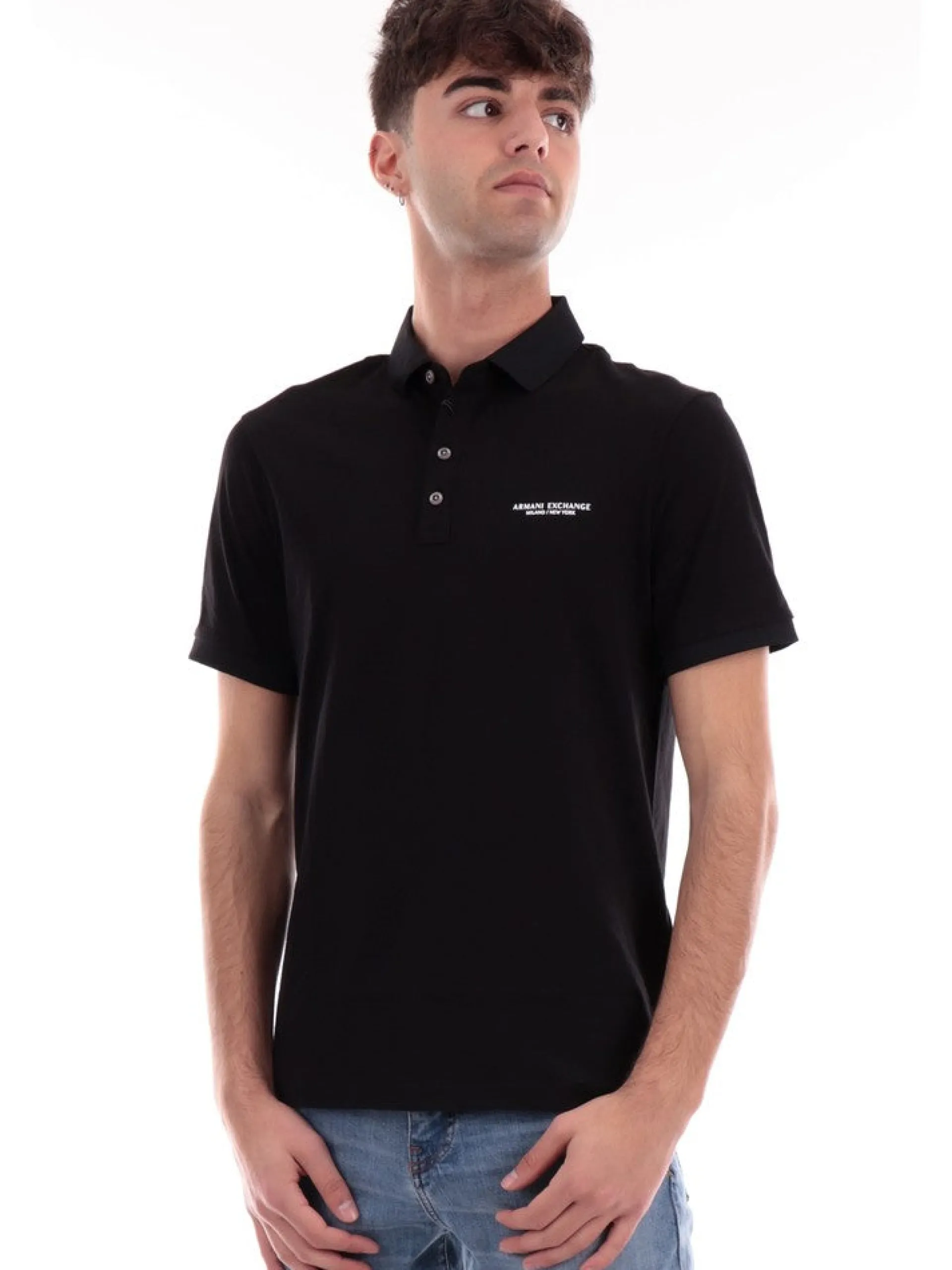ARMANI EXCHANGE Polo*Polo AX nera da uomo 8NZF80Z8H4Z