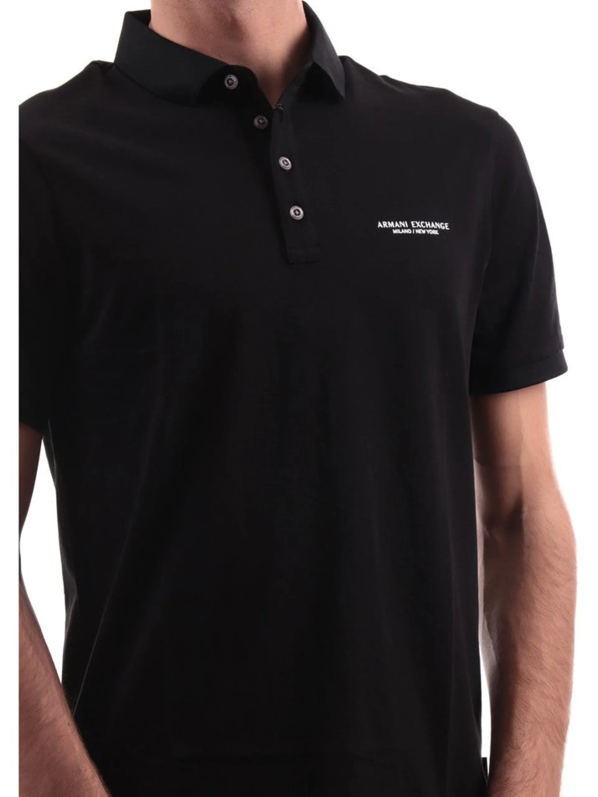 ARMANI EXCHANGE Polo*Polo AX nera da uomo 8NZF80Z8H4Z