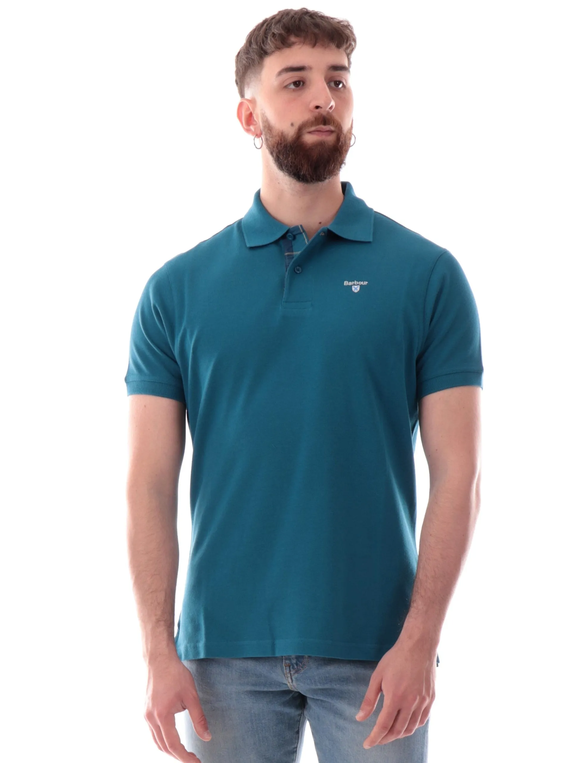 BARBOUR Polo*Polo azzurra da uomo MML0012
