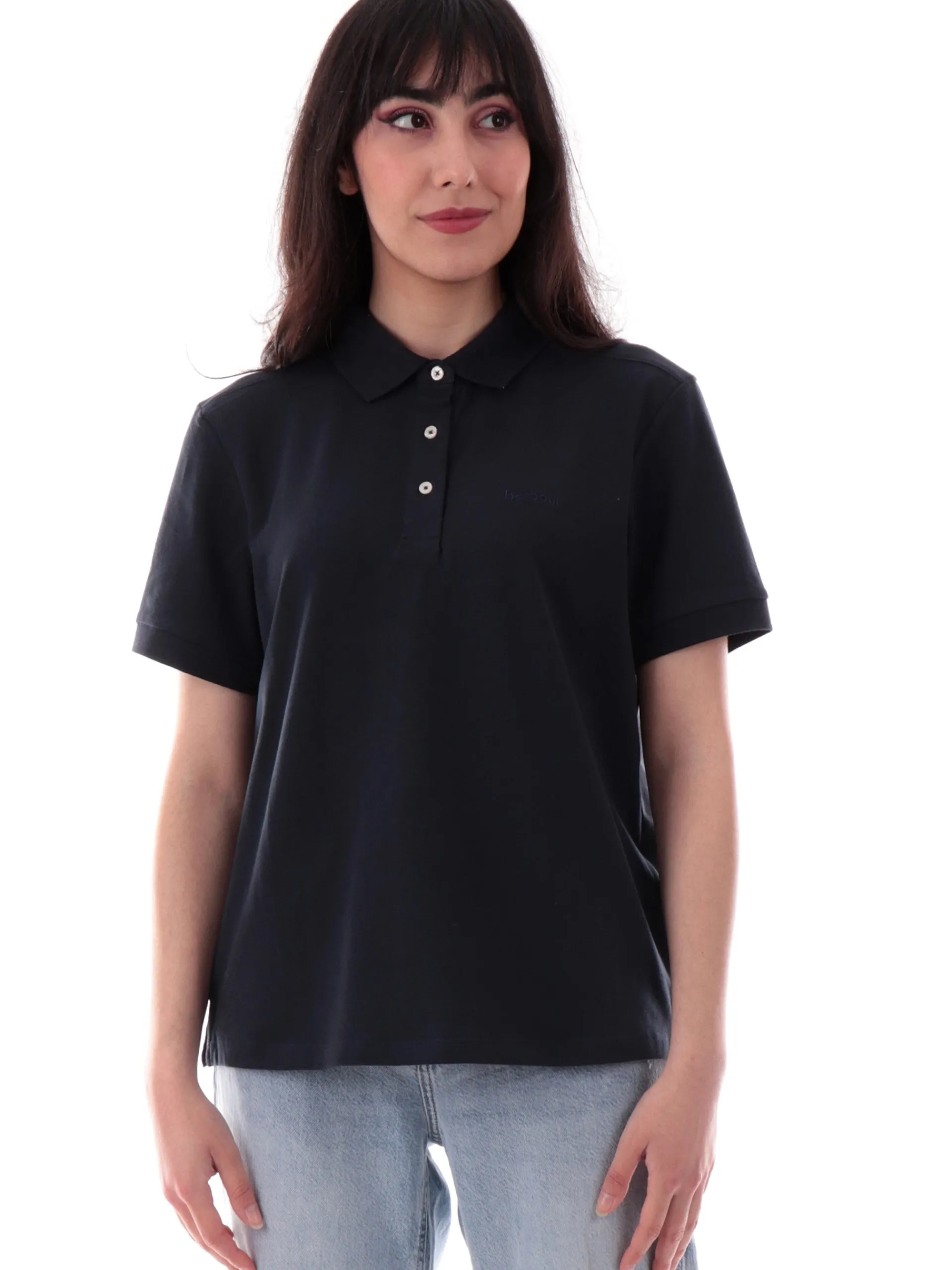 BARBOUR Polo*Polo blu da donna Bowford Polo Top LML0886