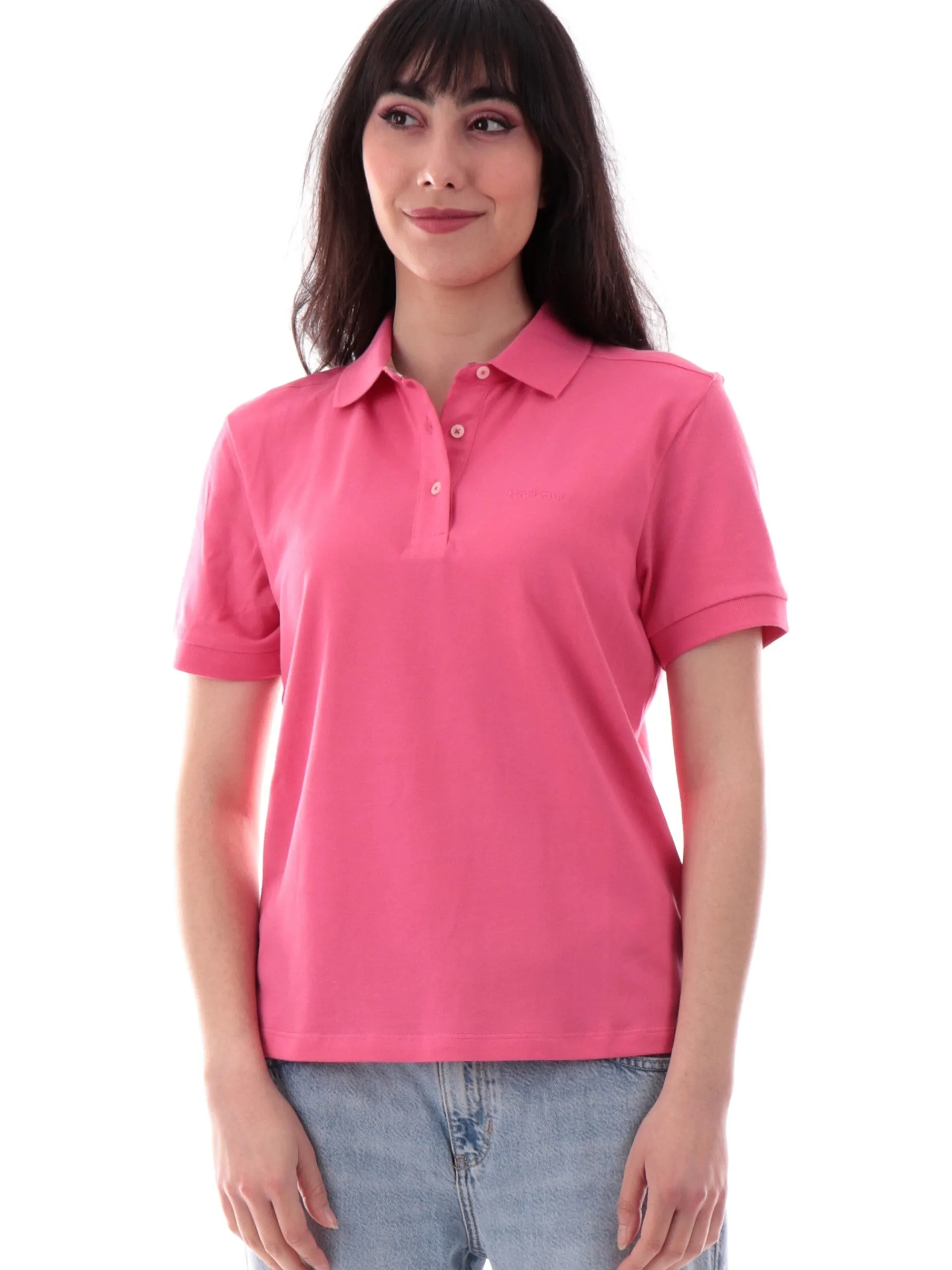 BARBOUR Polo*Polo Fucsia da donna Bowford Polo Top LML0886 PI33